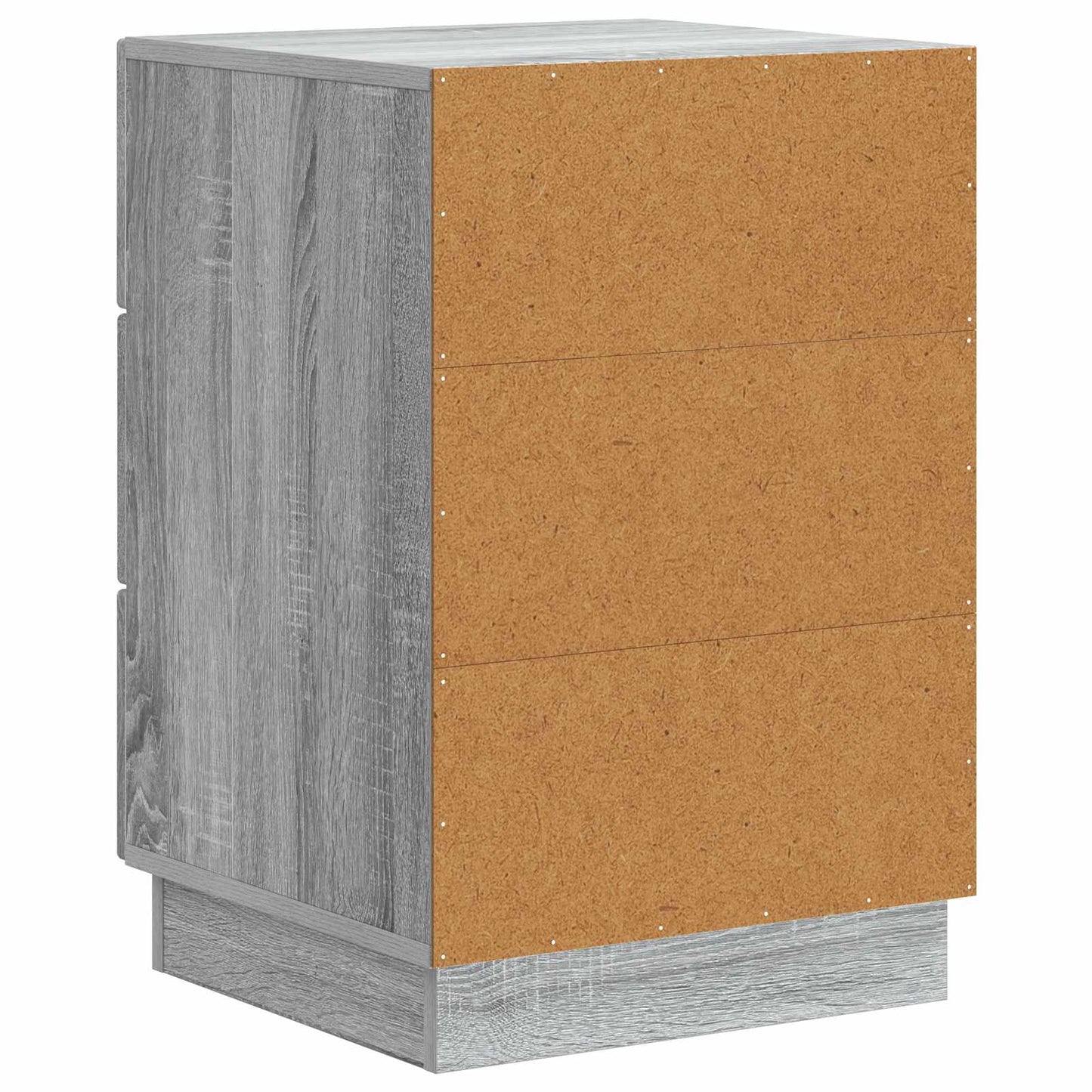 Bedside Cabinet Grey Sonoma 43 x 41 x 63.5 cm Engineered Wood