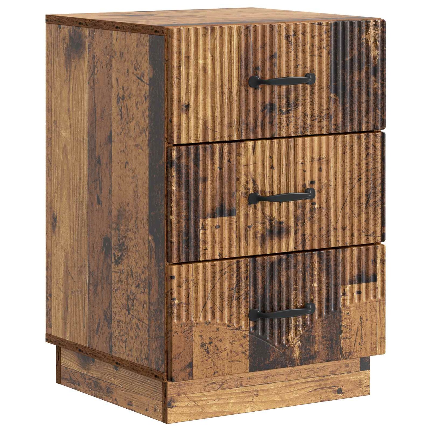 Bedside Cabinet Old Wood 43 x 41 x 63.5 cm Engineered Wood