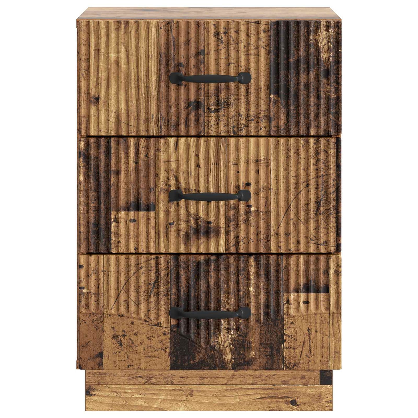 Bedside Cabinet Old Wood 43 x 41 x 63.5 cm Engineered Wood