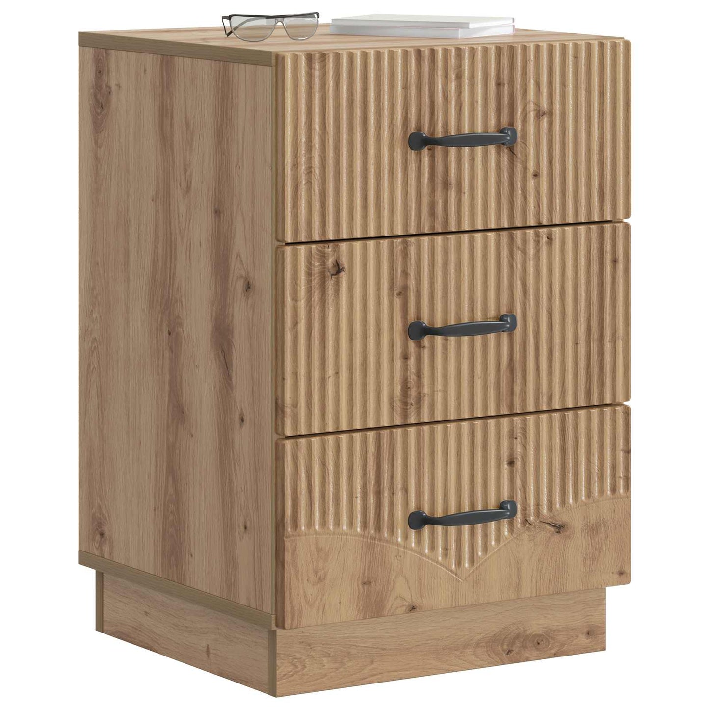 Bedside Cabinet Artisan Oak 43 x 41 x 63.5 cm Engineered Wood