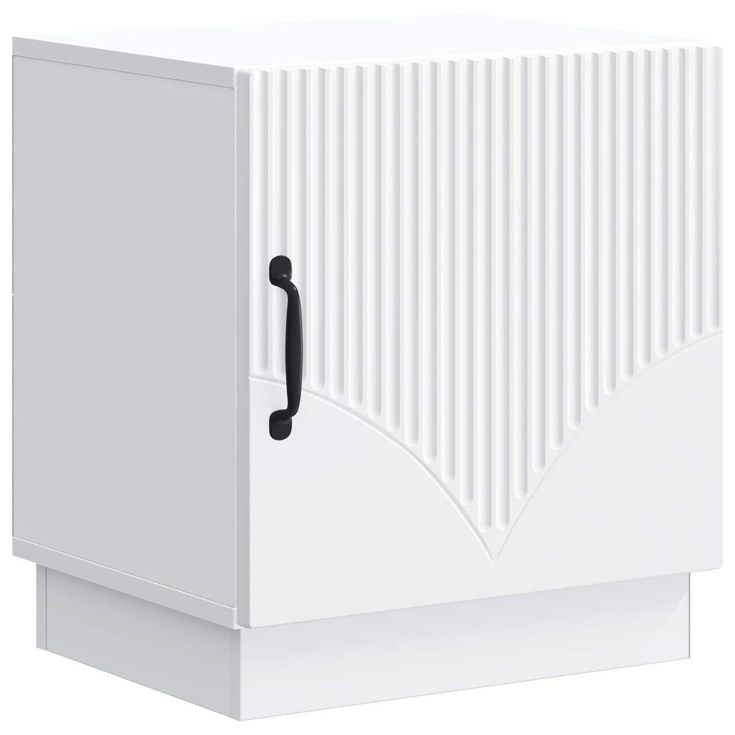 Bedside Table 2 pcs White 43 x 34.5 x 47 cm Engineered Wood