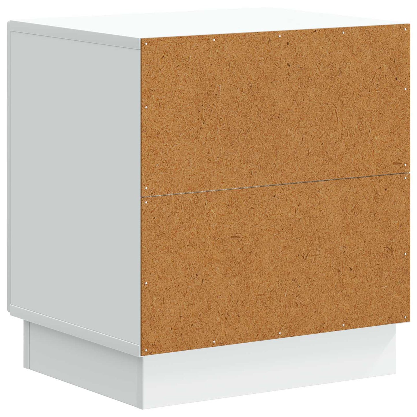 Bedside Table 2 pcs White 43 x 34.5 x 47 cm Engineered Wood