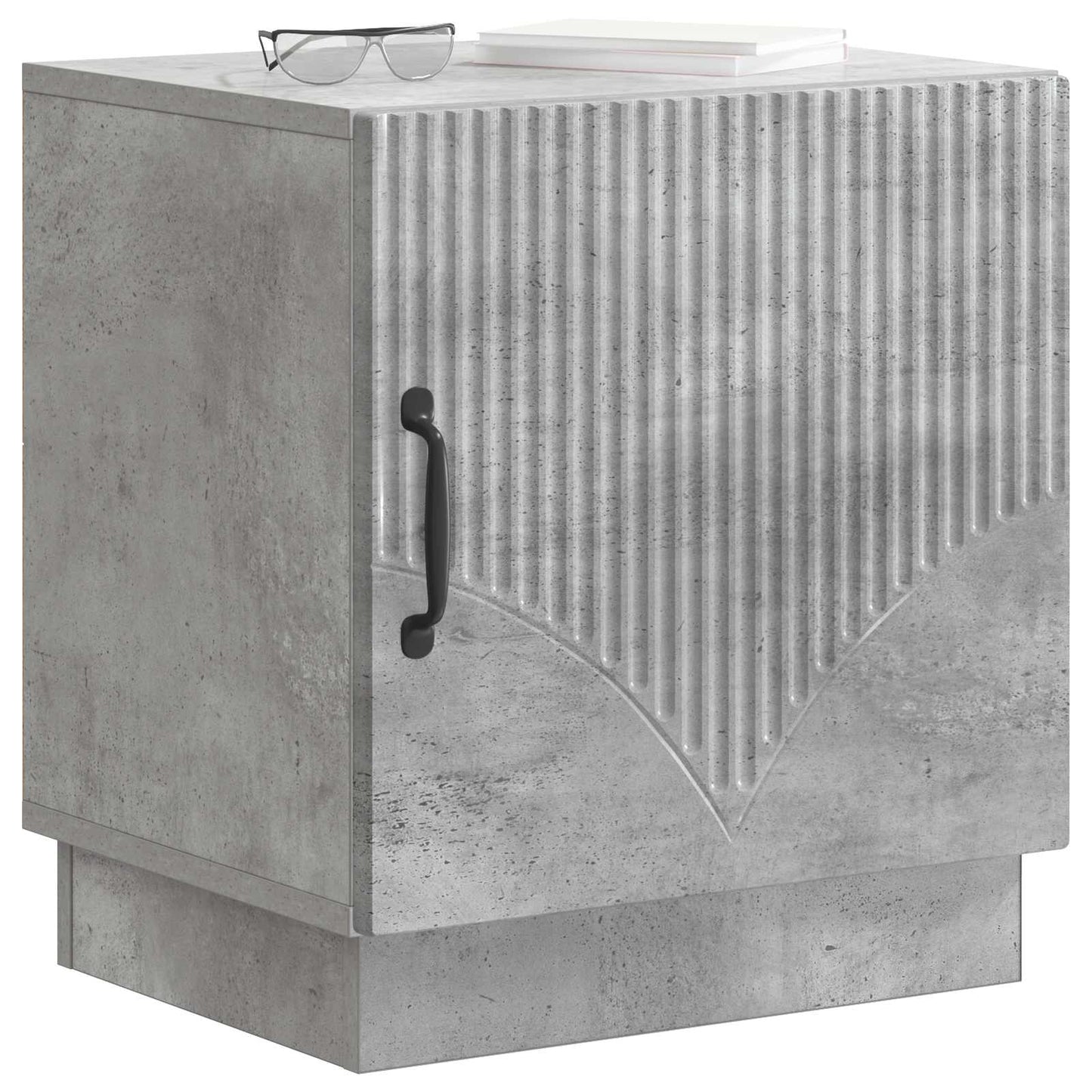 Bedside Table Concerte Grey 43 x 34.5 x 47 cm Engineered Wood