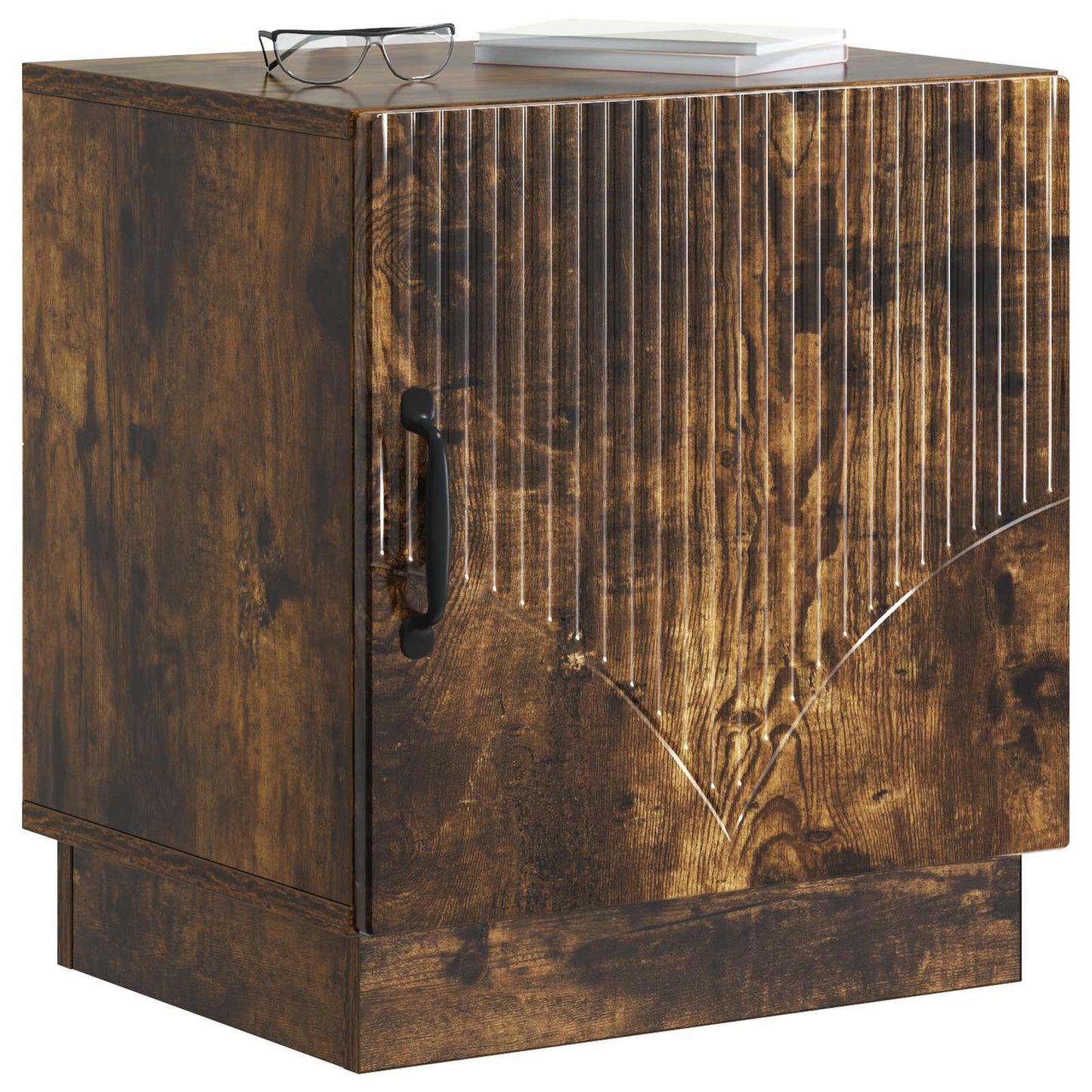 Bedside Table 2 pcs Smoked Oak 43 x 34.5 x 47 cm