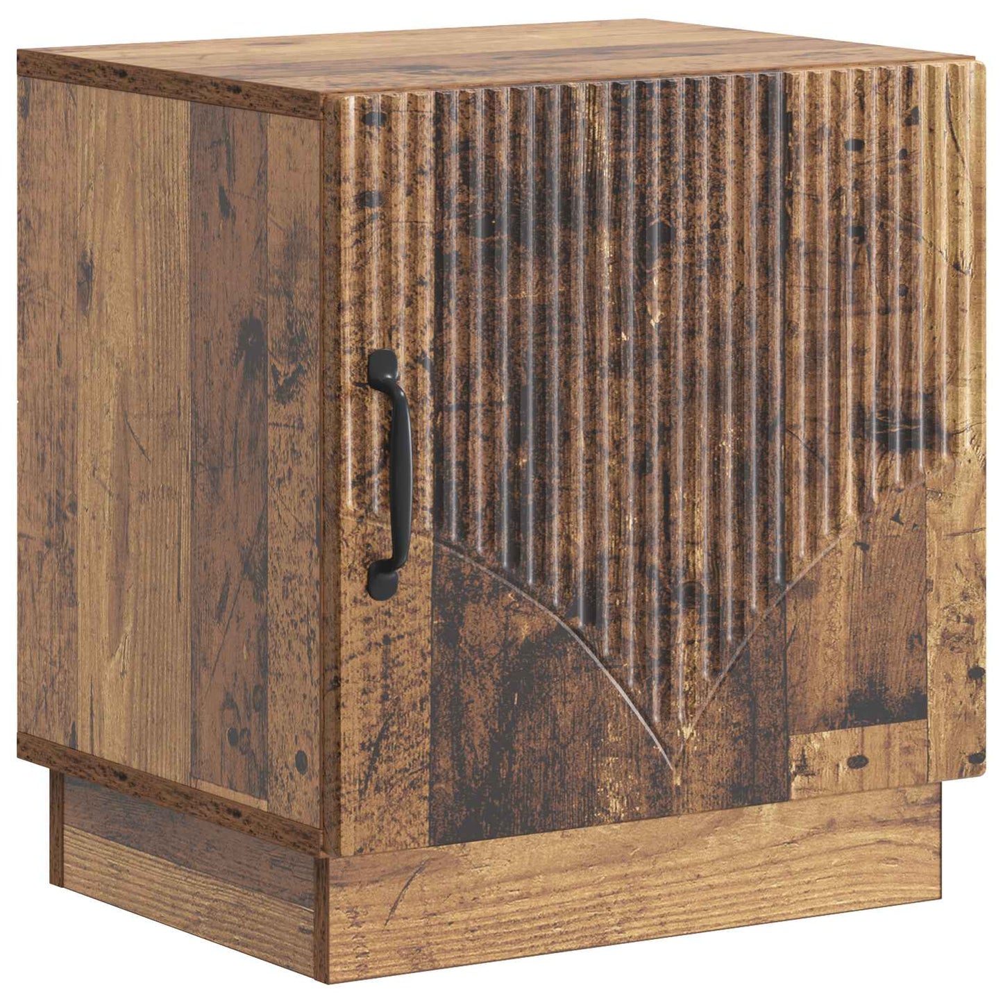 Bedside Table 2 pcs Old Wood 43 x 34.5 x 47 cm Engineered Wood