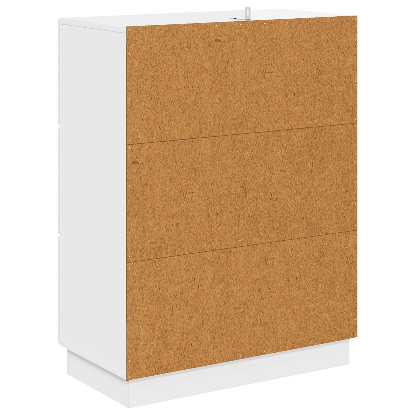 Drawer Cabinet High Gloss White 66 x 34.5 x 87 cm