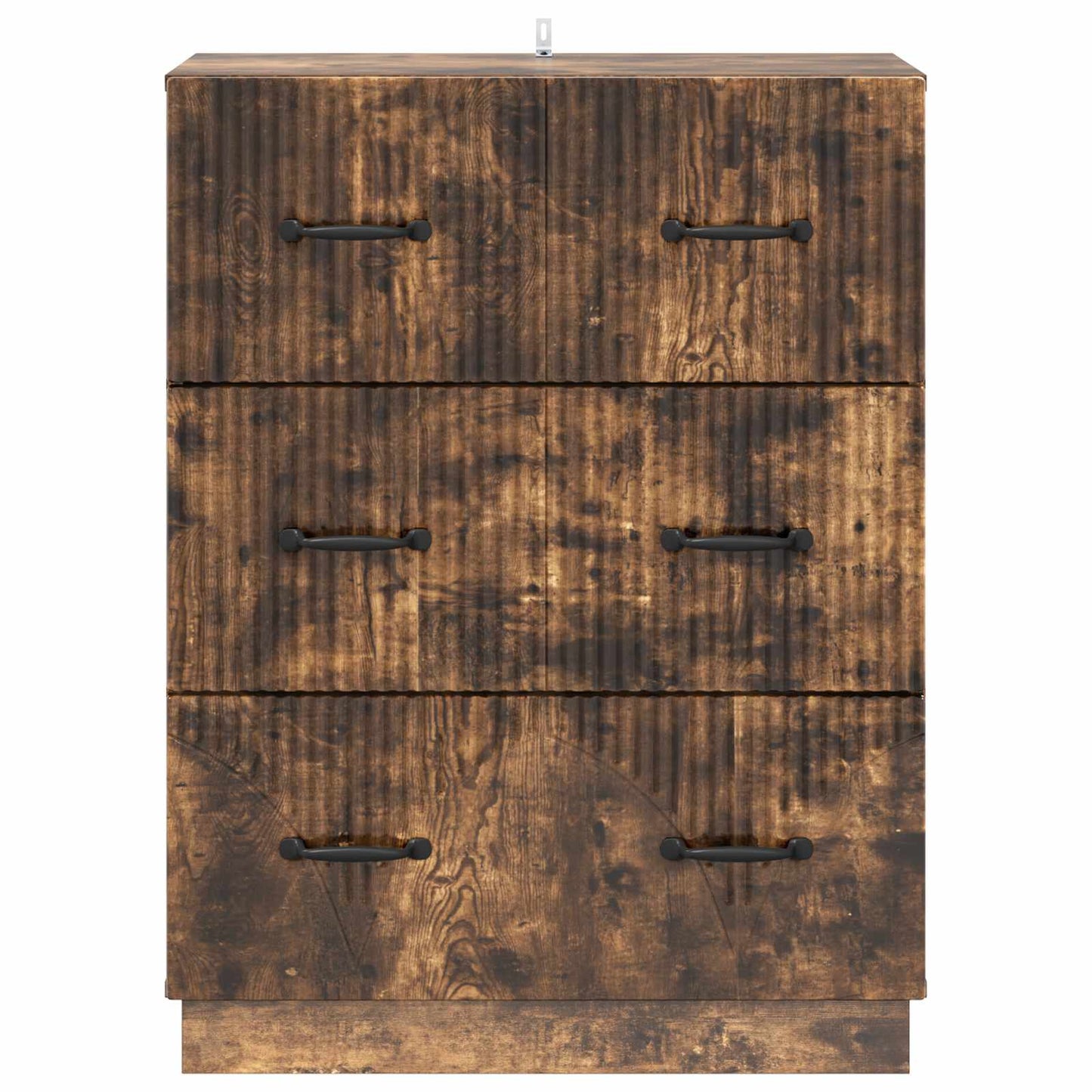 Drawer Cabinet Smoked Oak 66 x 34.5 x 87 cm Engineered Wood