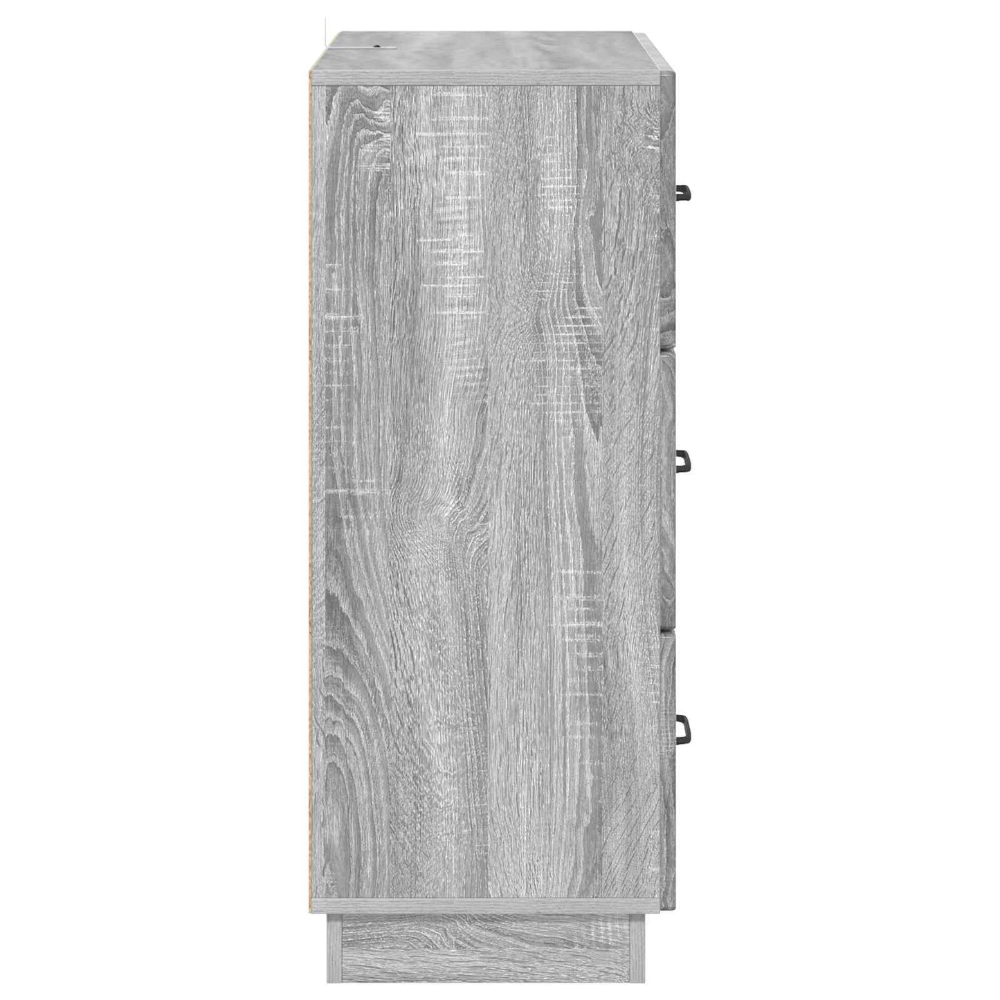 Drawer Cabinet Grey Sonoma 66 x 34.5 x 87 cm Engineered Wood