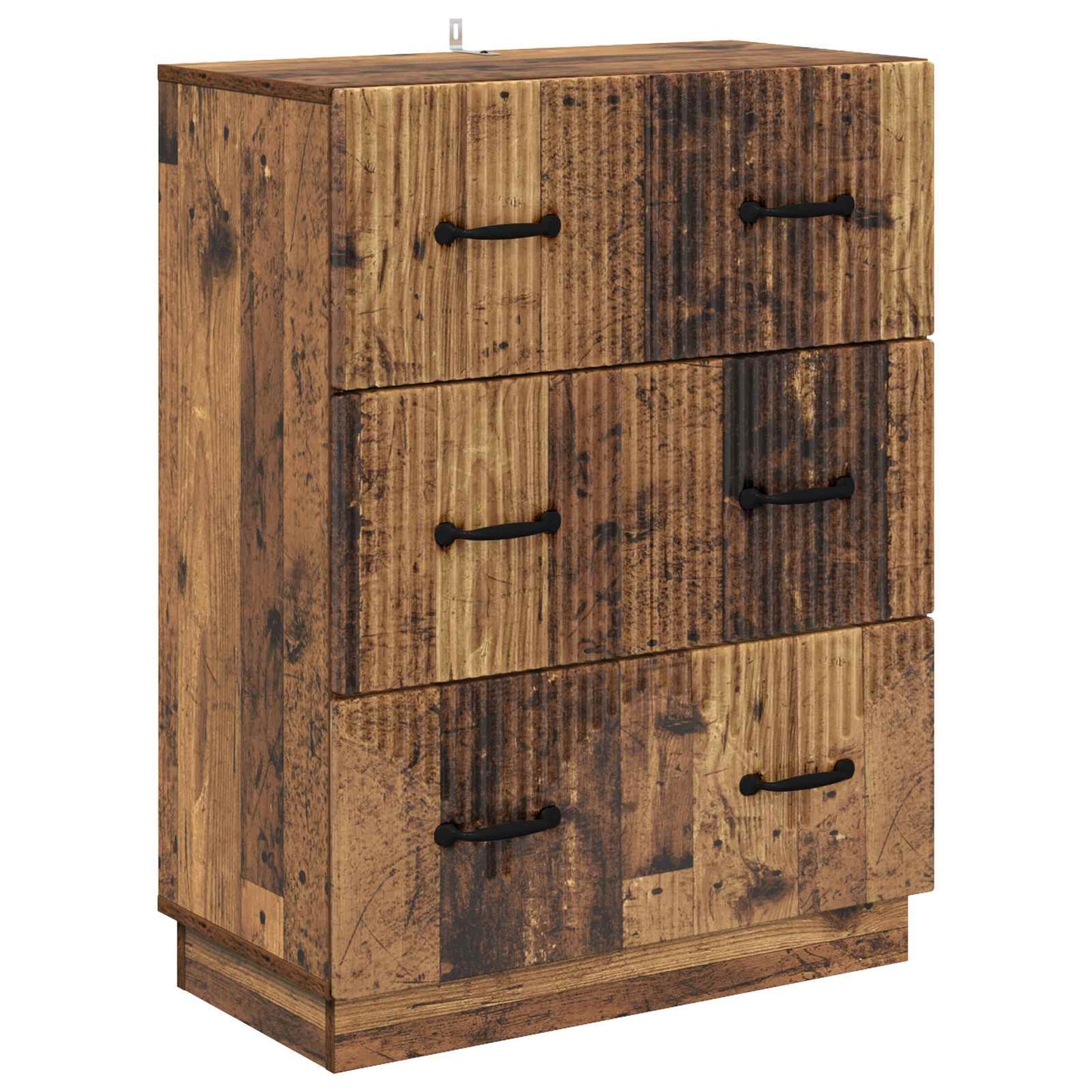 Drawer Cabinet Old Wood 66 x 34.5 x 87 cm Engineered Wood