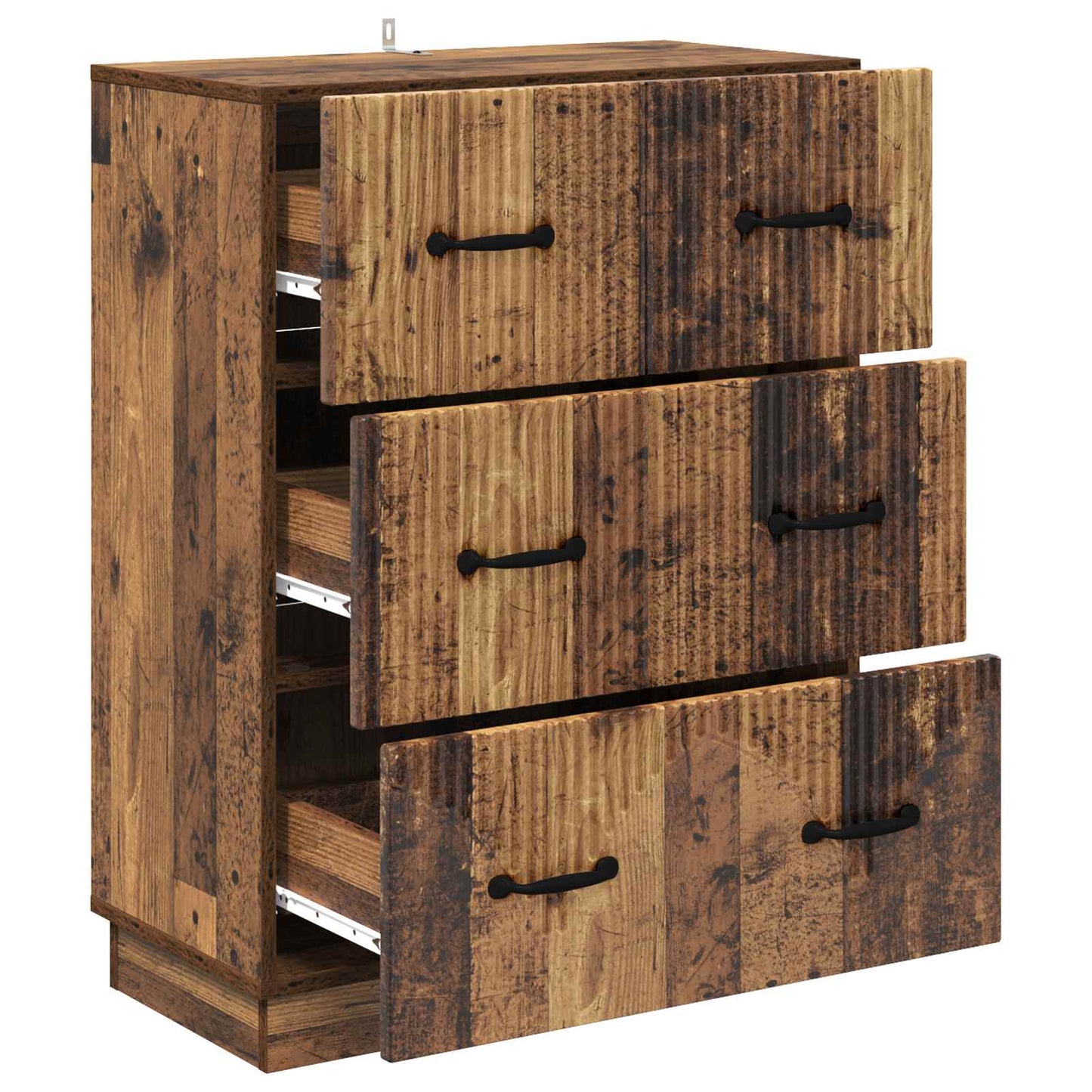 Drawer Cabinet Old Wood 66 x 34.5 x 87 cm Engineered Wood