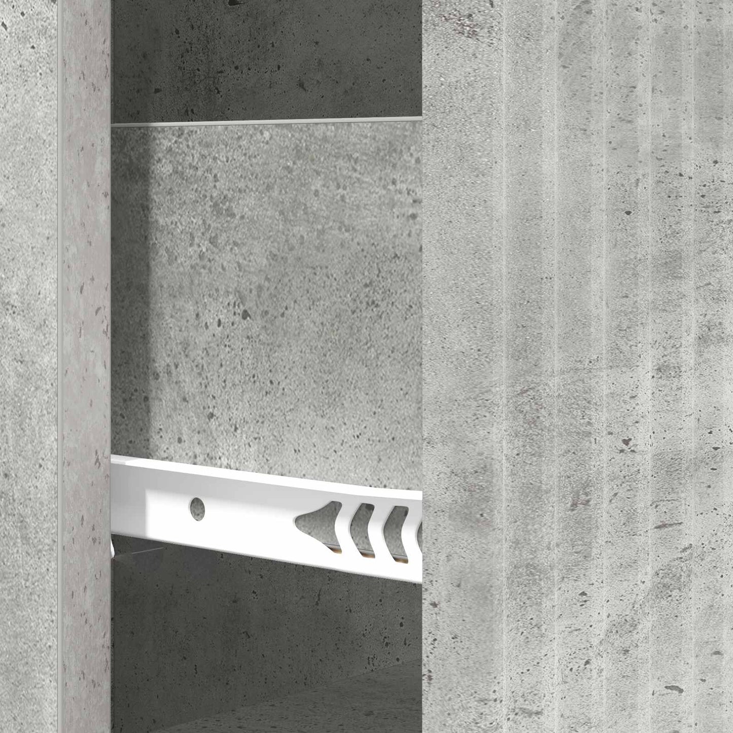 Drawer Cabinet Concrete Grey 33 x 34.5 x 87 cm Engineered Wood