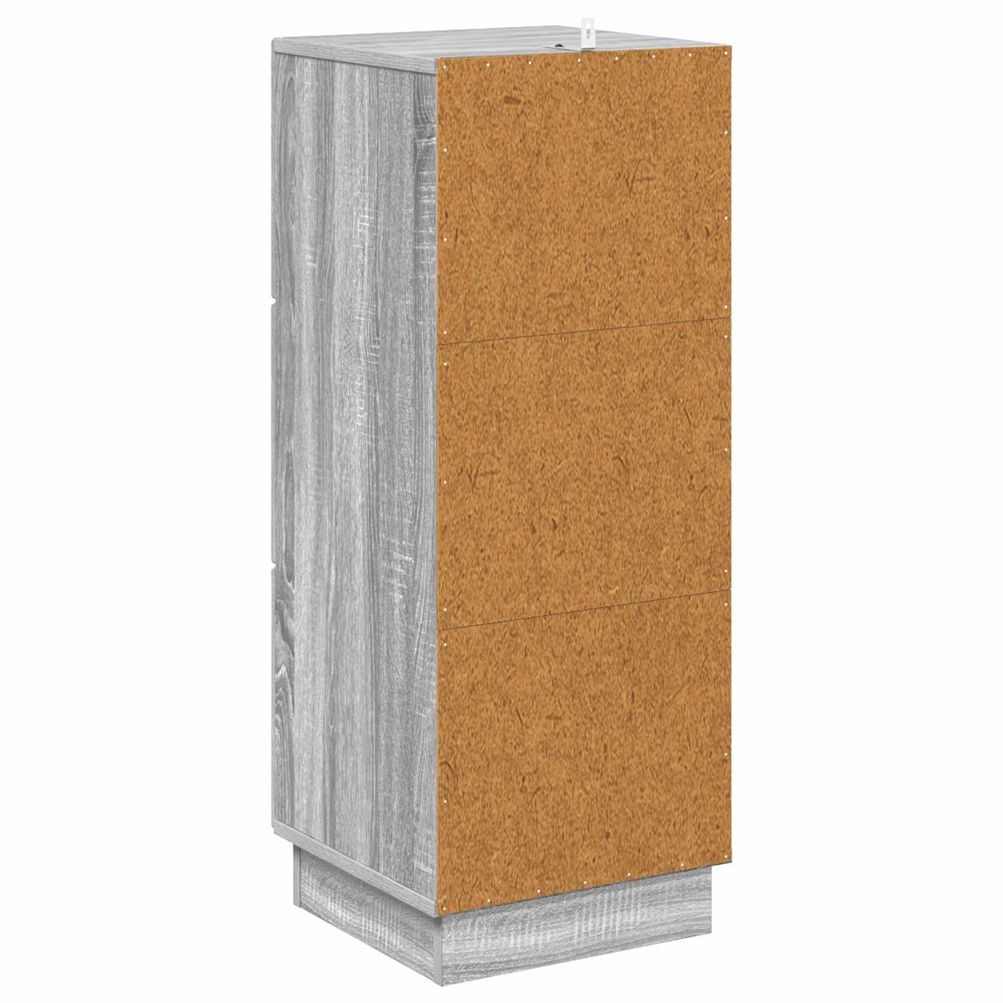 Drawer Cabinet 33 x 34.5 x 87 cm Engineered Wood Grey Sonoma