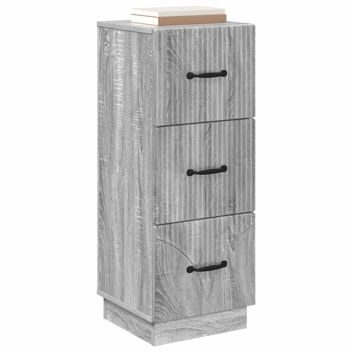 Drawer Cabinet 33 x 34.5 x 87 cm Engineered Wood Grey Sonoma