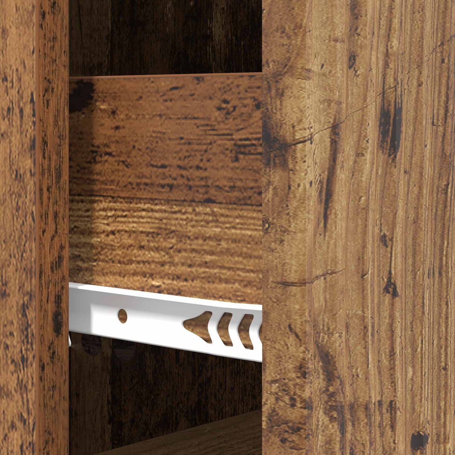 Drawer Cabinet Old Wood 33 x 34.5 x 87 cm Engineered Wood