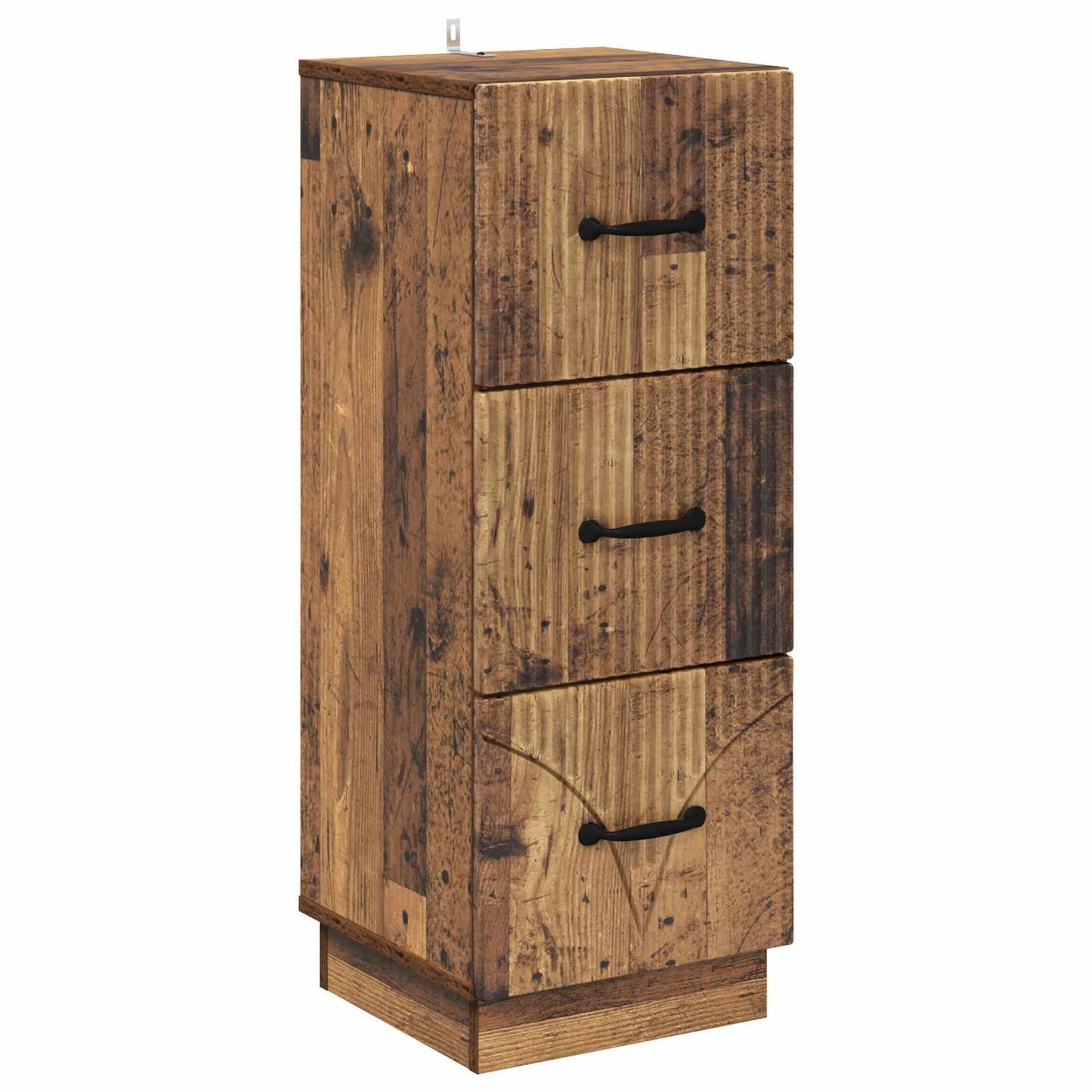Drawer Cabinet Old Wood 33 x 34.5 x 87 cm Engineered Wood
