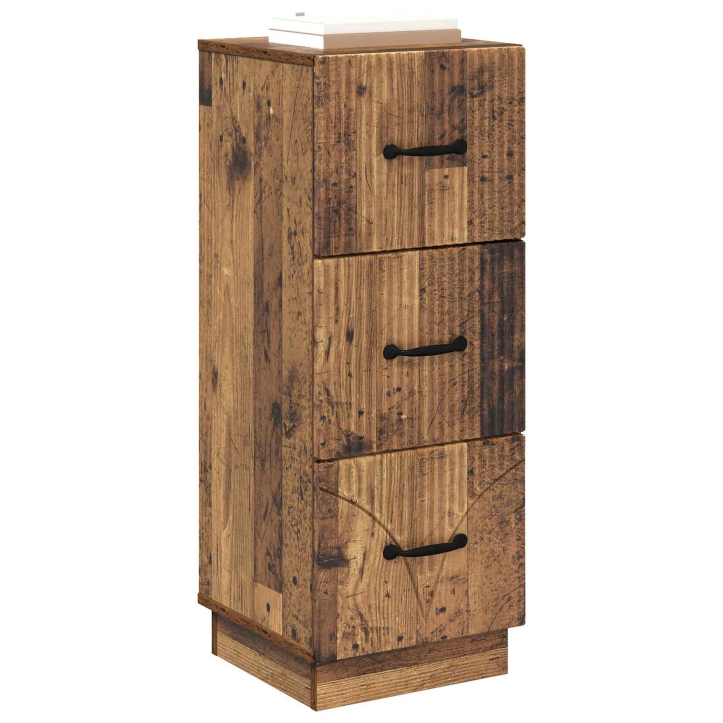Drawer Cabinet Old Wood 33 x 34.5 x 87 cm Engineered Wood
