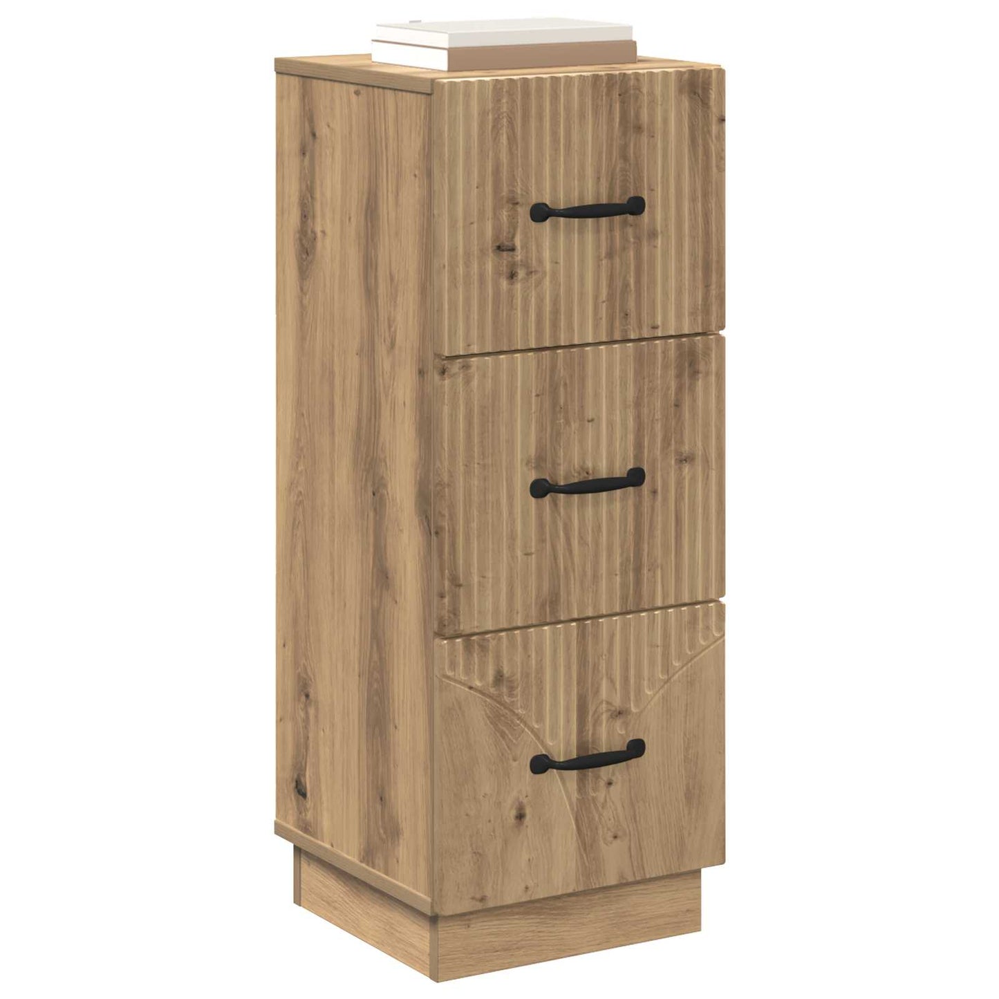 Drawer Cabinet 33 x 34.5 x 87 cm Engineered Wood Artisan Oak