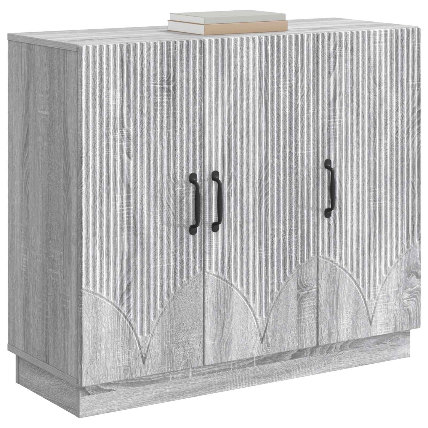 Sideboard Grey Sonoma 89 x 34.5 x 77 cm Engineered Wood