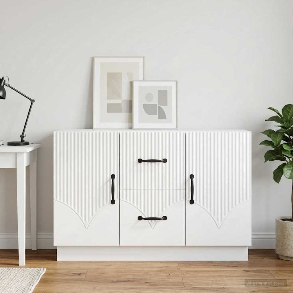 Sideboard White 89 x 34.5 x 57 cm Engineered Wood