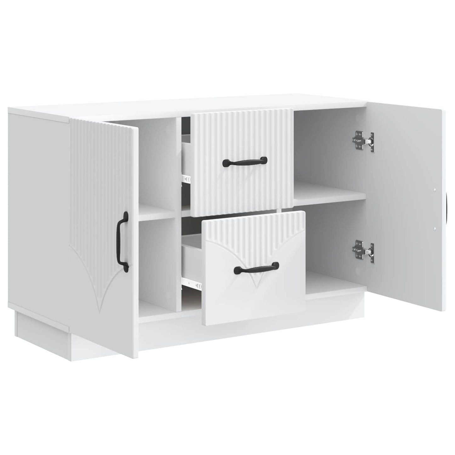 Sideboard White 89 x 34.5 x 57 cm Engineered Wood