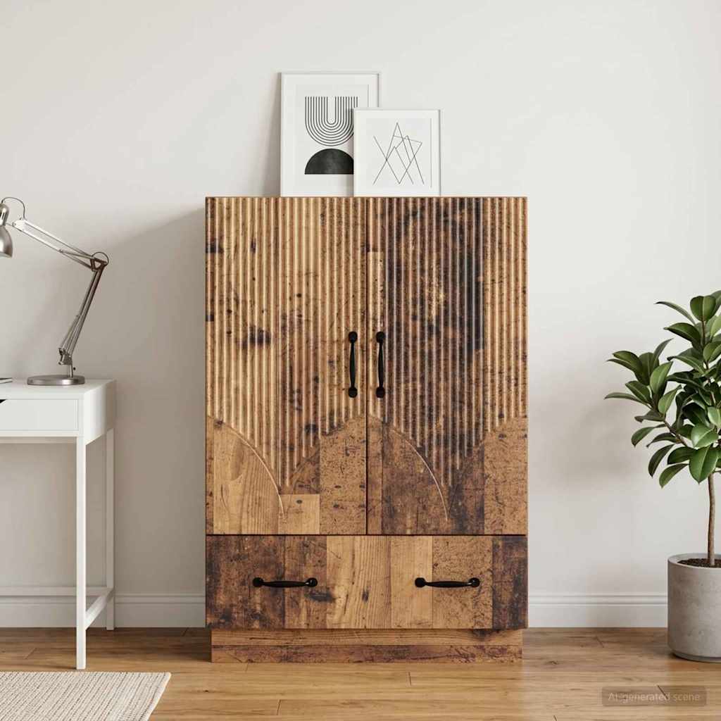 Sideboard Old Wood 66 x 34.5 x 92 cm Engineered Wood