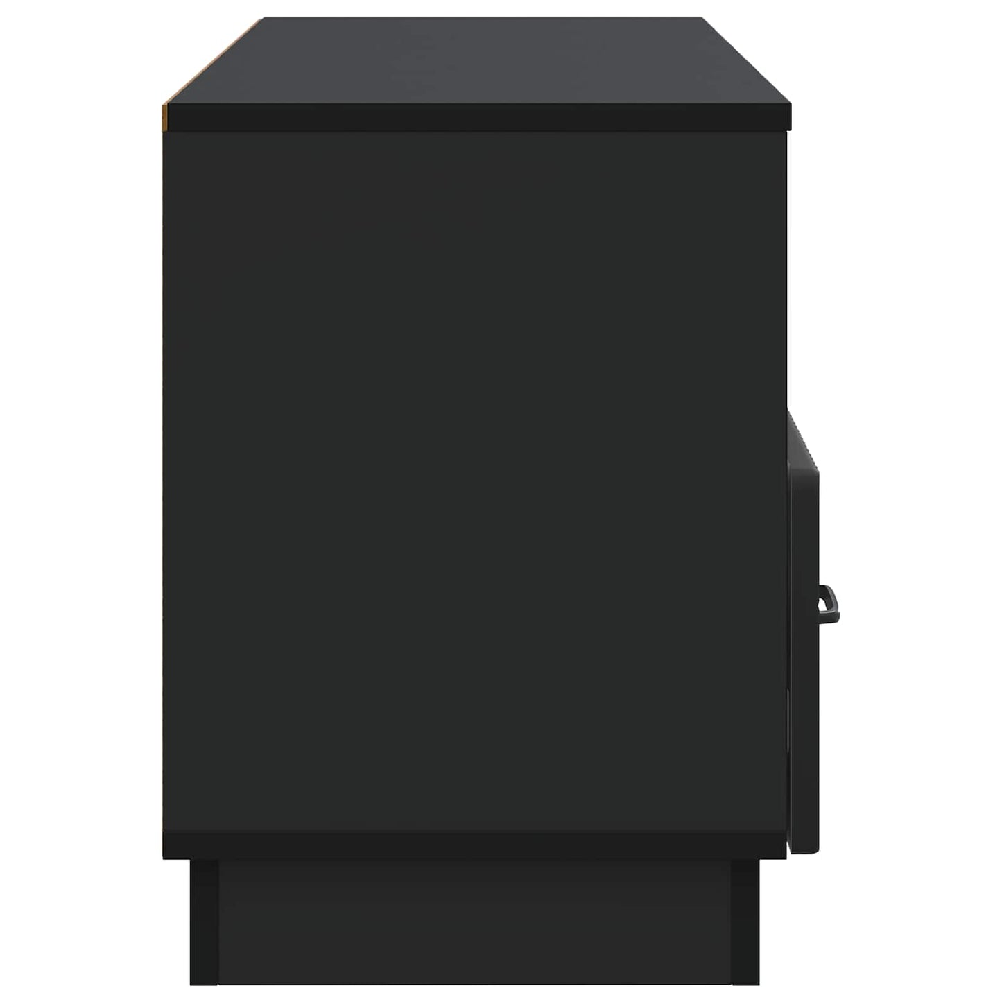 TV Cabinet with Drawer Black 102 x 34.5 x 47 cm Engineered Wood