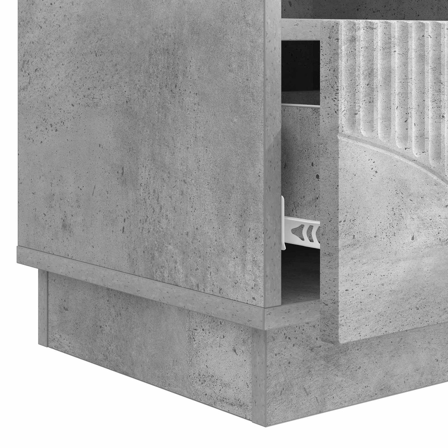 TV Cabinet Concrete Grey 102 x 34.5 x 47 cm Engineered Wood