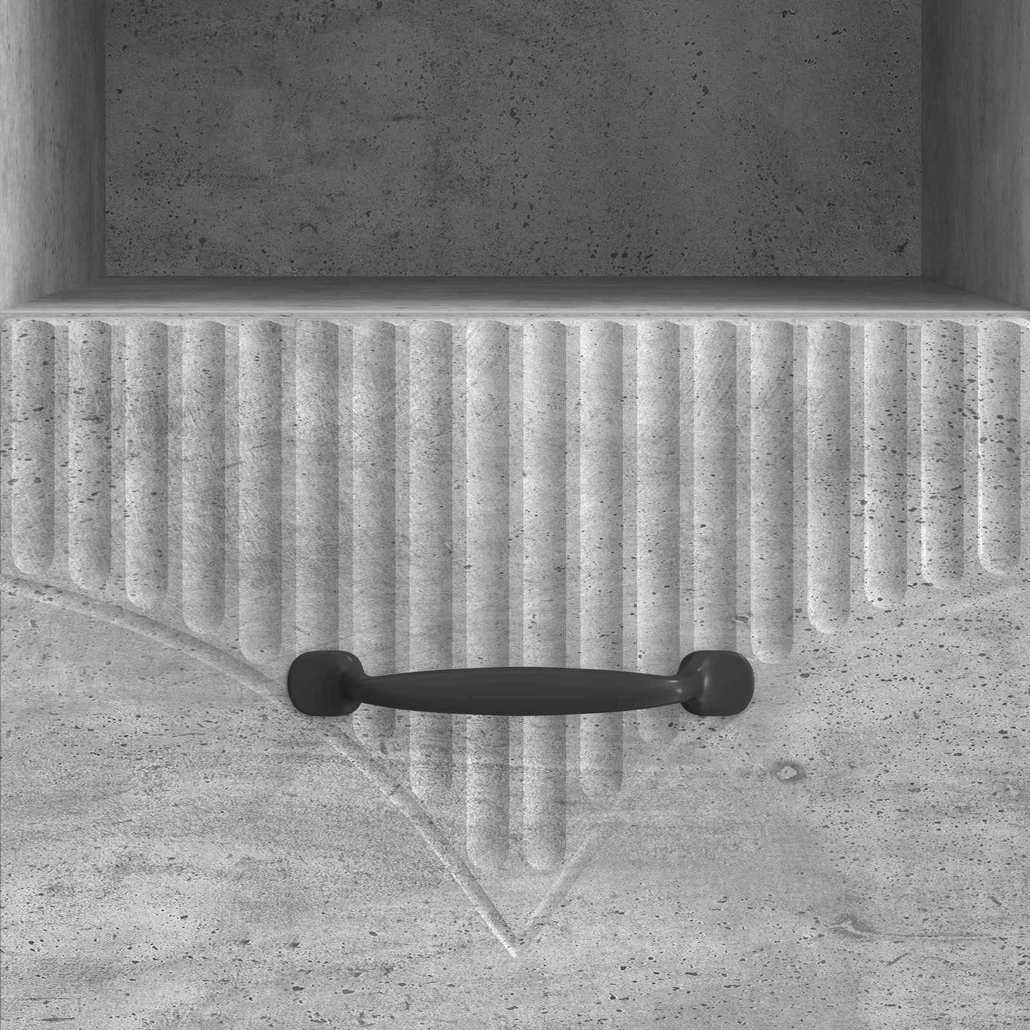 TV Cabinet Concrete Grey 102 x 34.5 x 47 cm Engineered Wood
