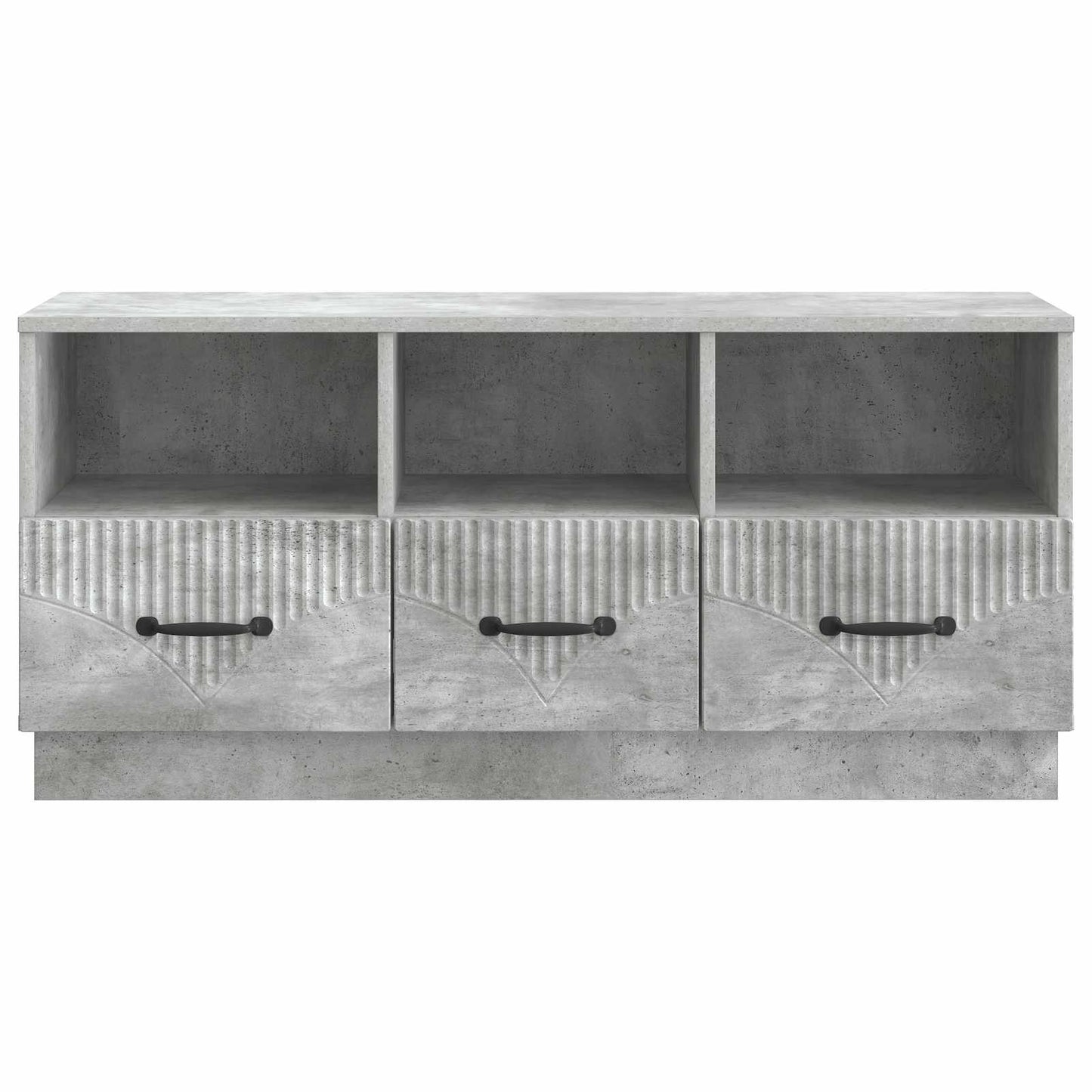 TV Cabinet Concrete Grey 102 x 34.5 x 47 cm Engineered Wood