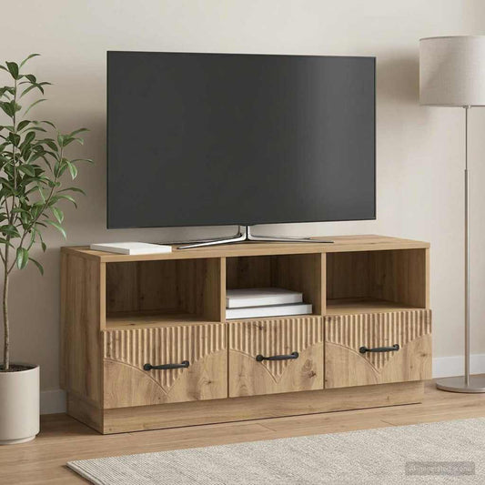 TV Cabinet 102 x 34.5 x 47 cm Artisan Oak Engineered Wood