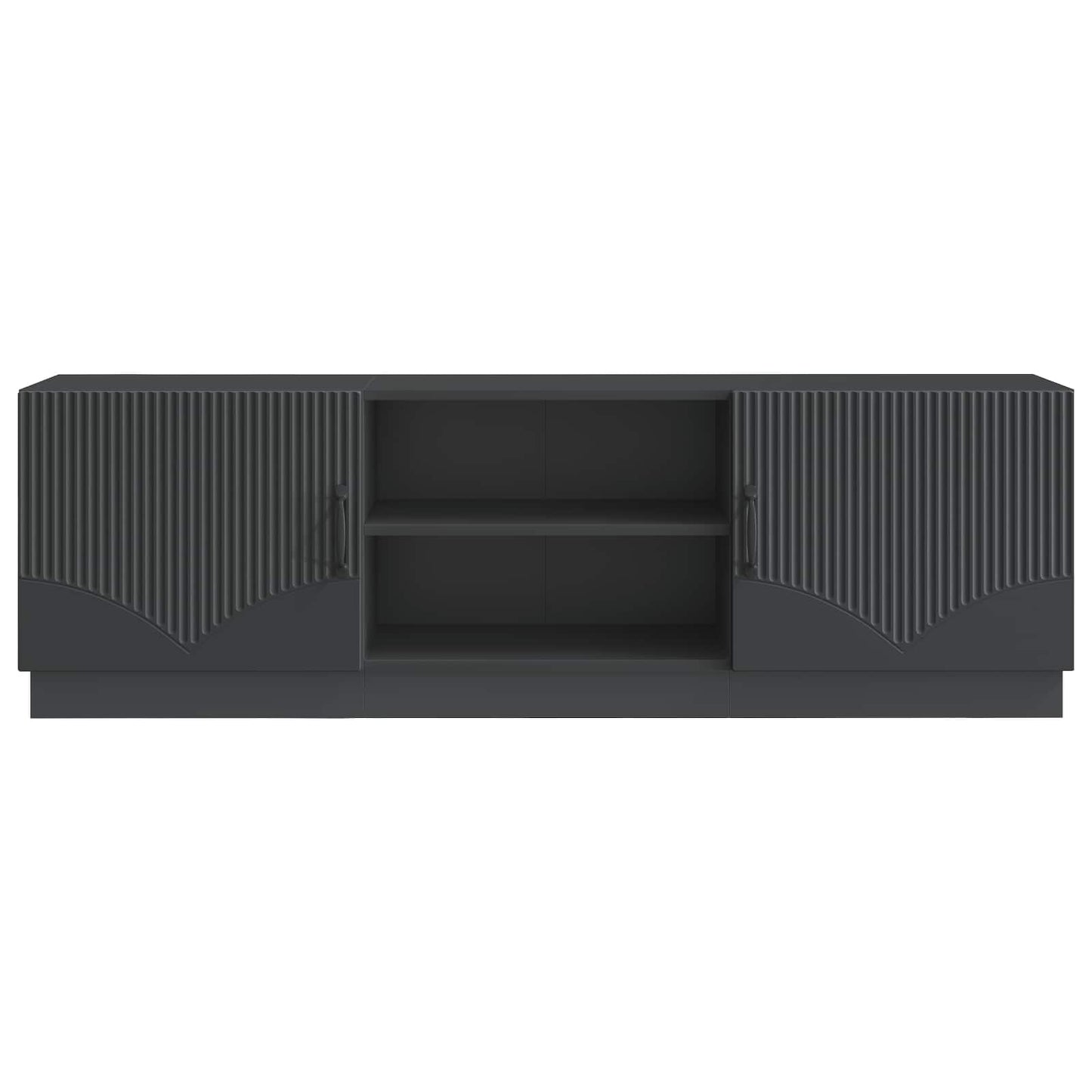 TV Cabinet Black 150 x 31 x 47 cm Engineered Wood