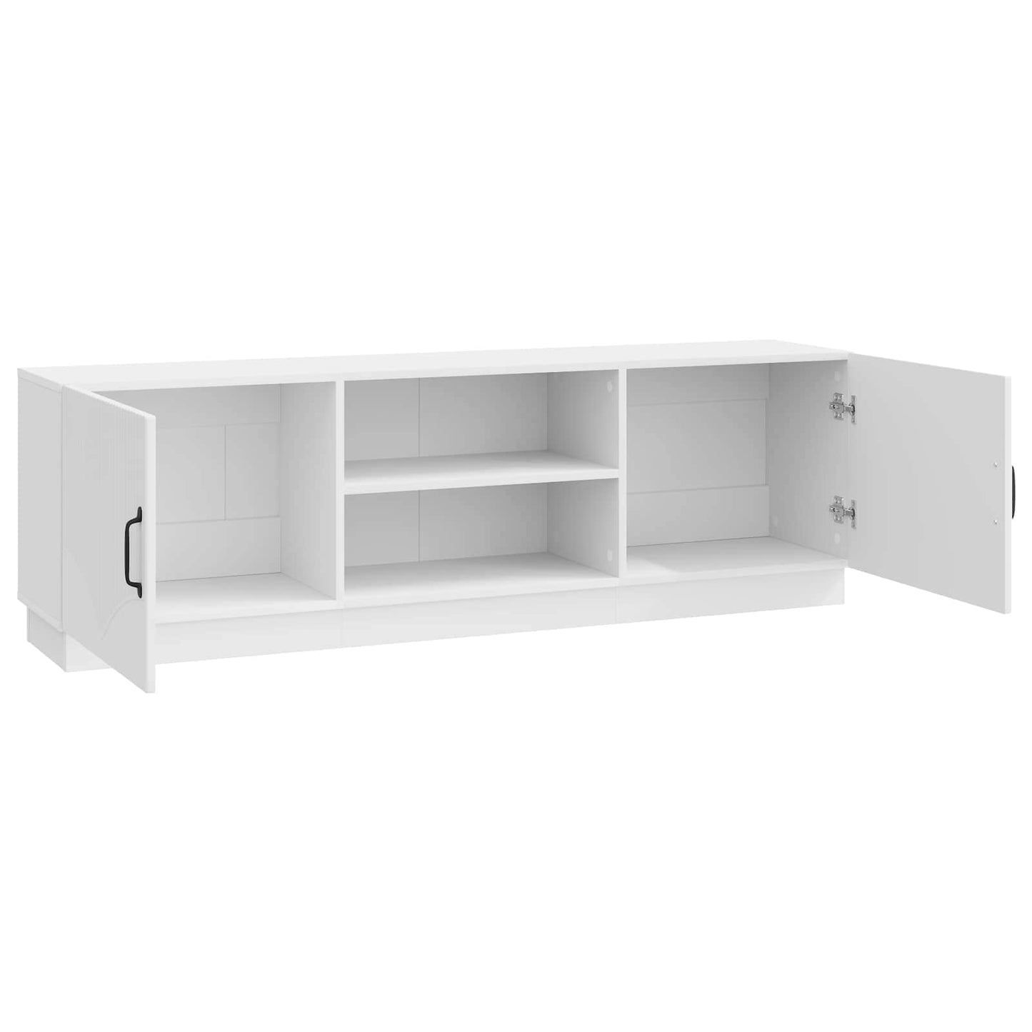 TV Cabinet High Gloss White 150 x 31 x 47 cm Engineered Wood