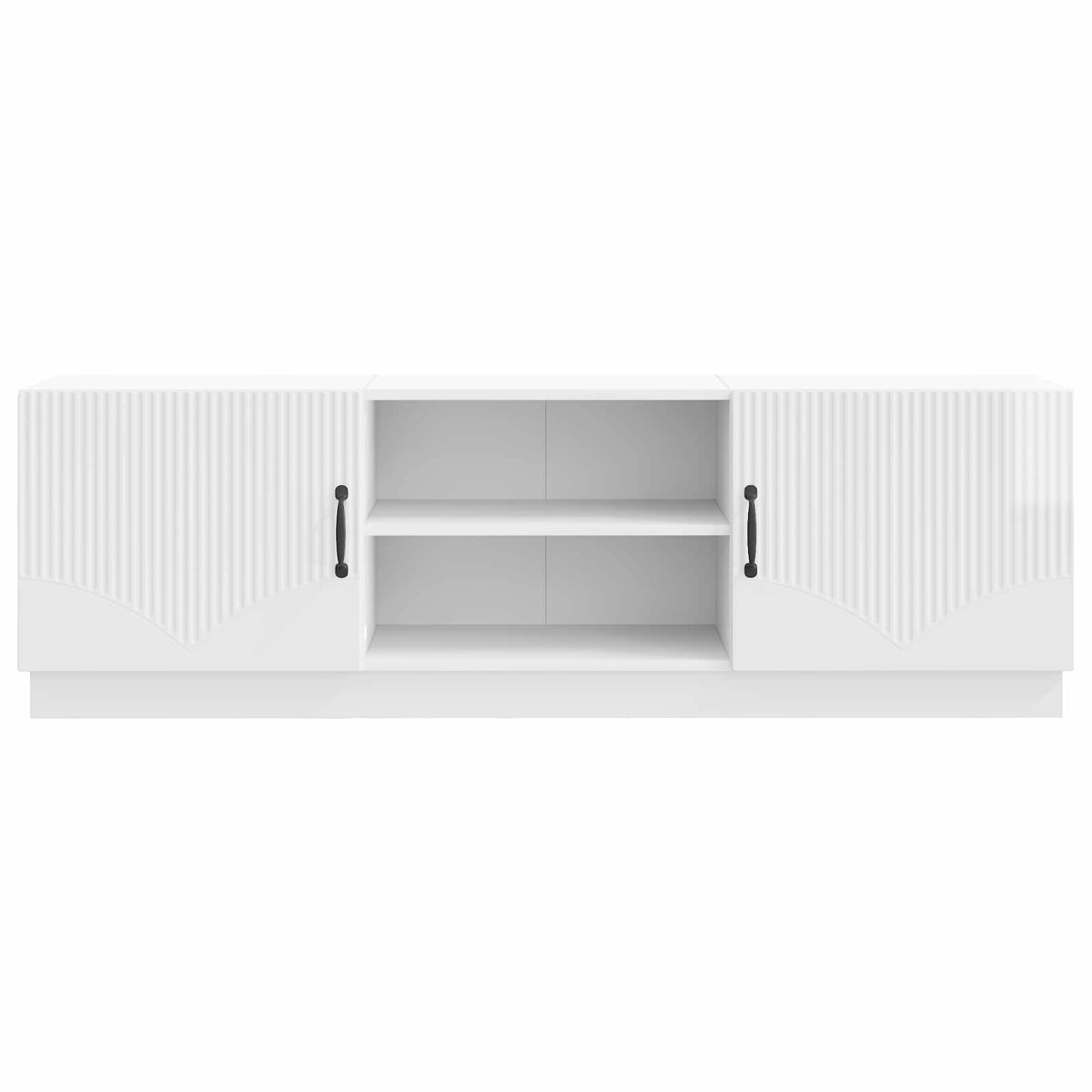 TV Cabinet High Gloss White 150 x 31 x 47 cm Engineered Wood