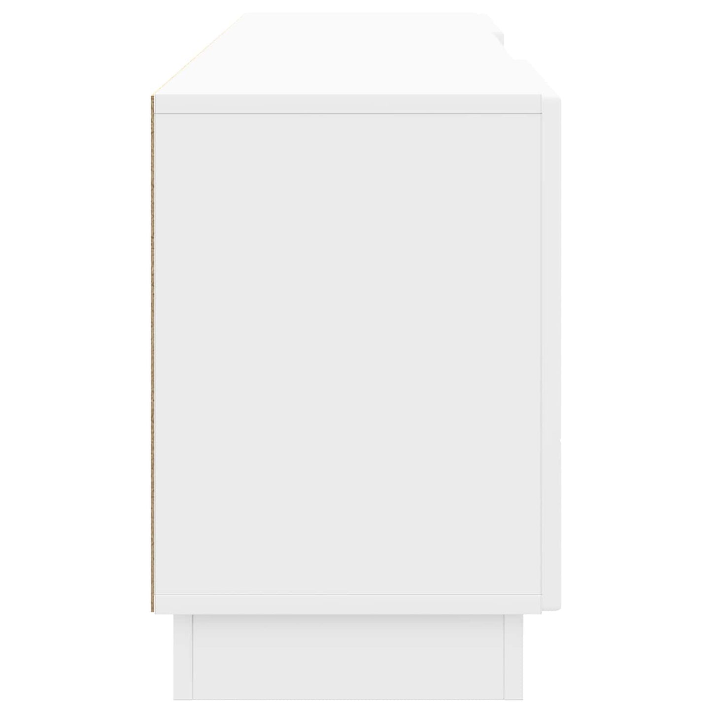 TV Cabinet High Gloss White 150 x 31 x 47 cm Engineered Wood