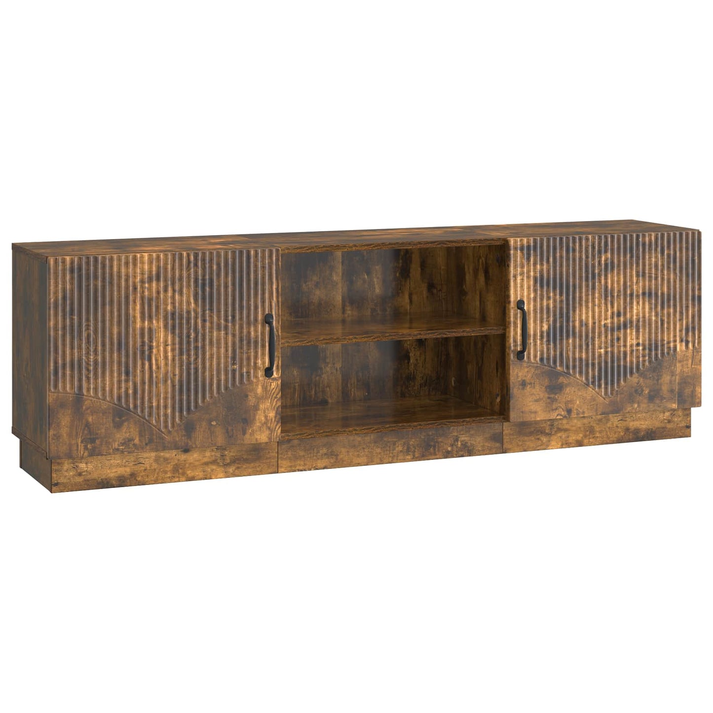 TV Cabinet Smoked Oak 150 x 31 x 47 cm Engineered Wood