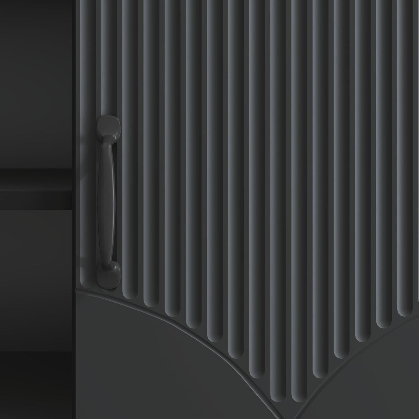 TV Cabinet Black 102 x 34.5 x 47 cm Engineered Wood