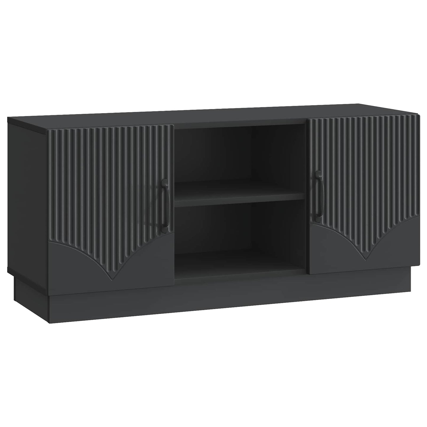 TV Cabinet Black 102 x 34.5 x 47 cm Engineered Wood