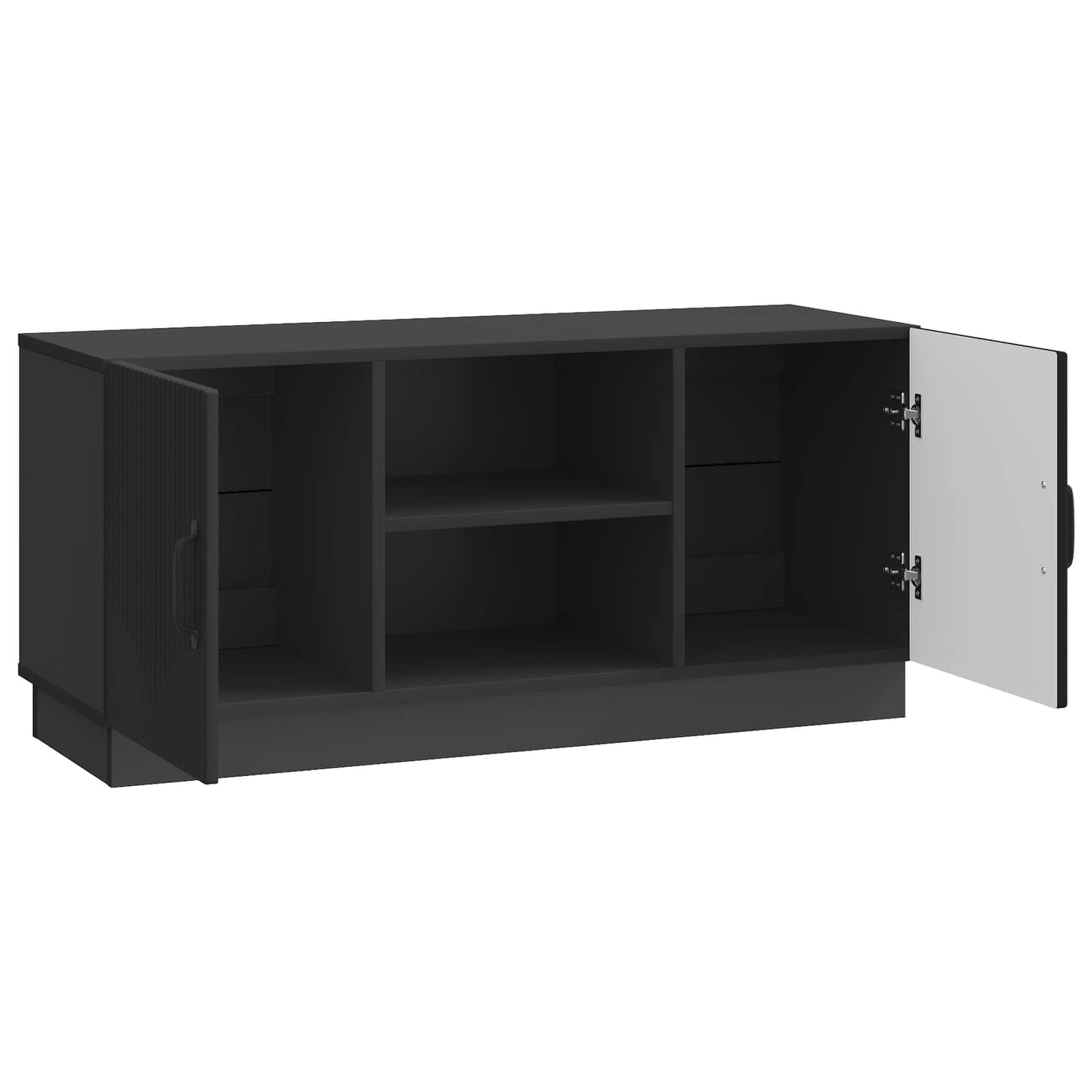 TV Cabinet Black 102 x 34.5 x 47 cm Engineered Wood