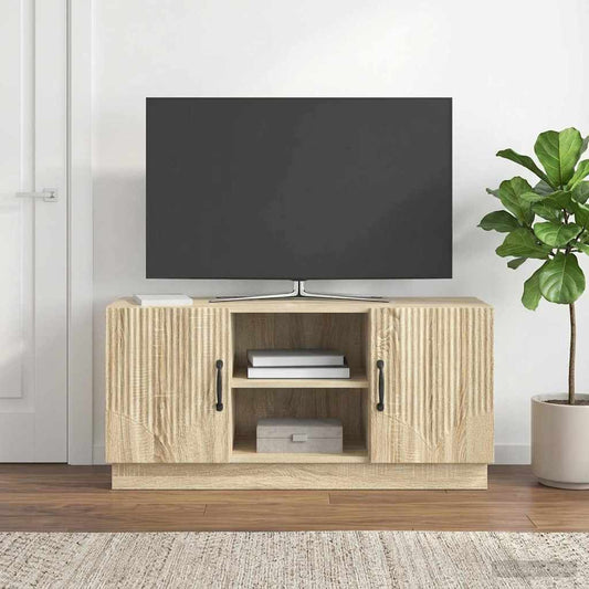 TV Cabinet 102 x 34.5 x 47 cm Sonoma Oak Engineered Wood