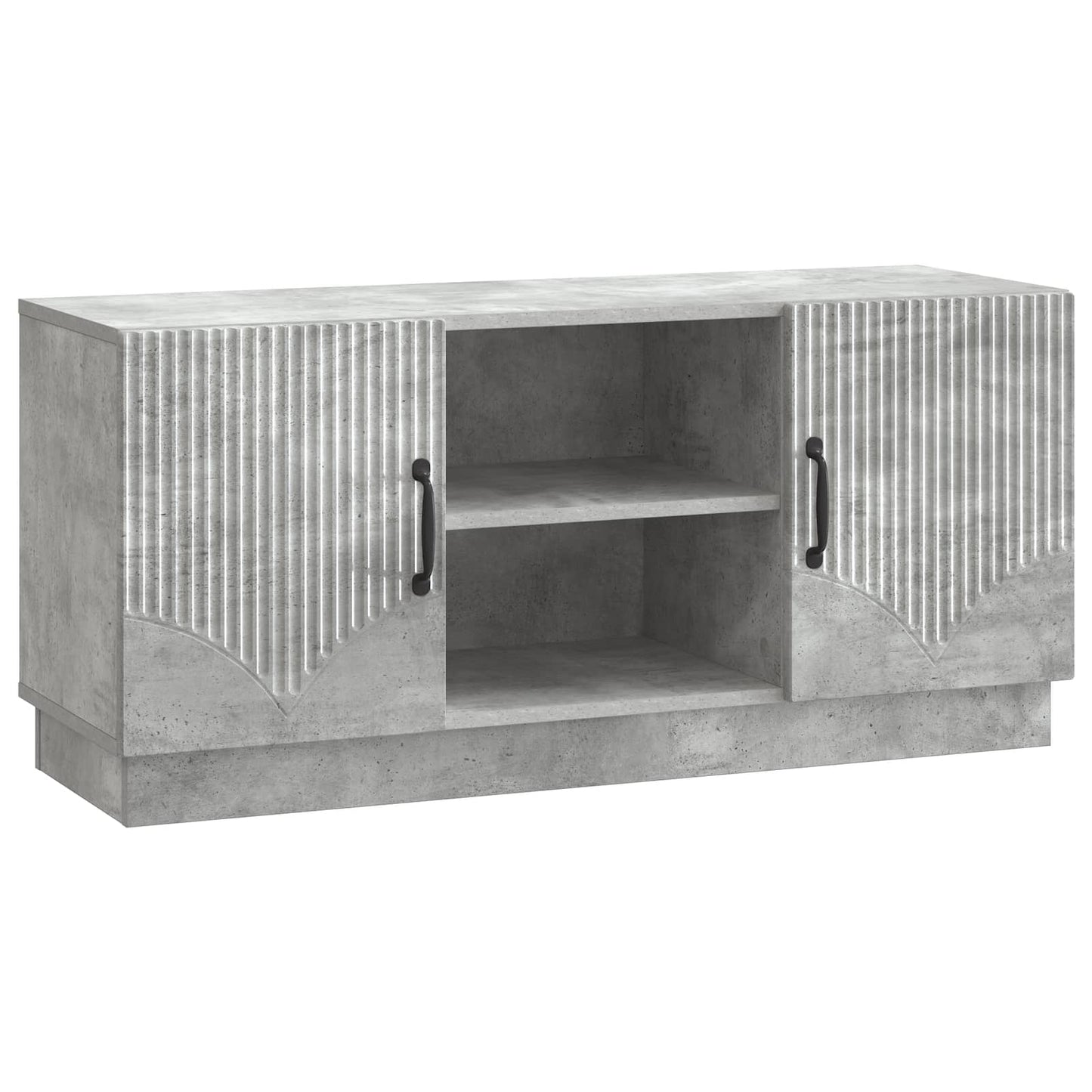 TV Cabinet Concrete Grey 102 x 34.5 x 47 cm Engineered Wood
