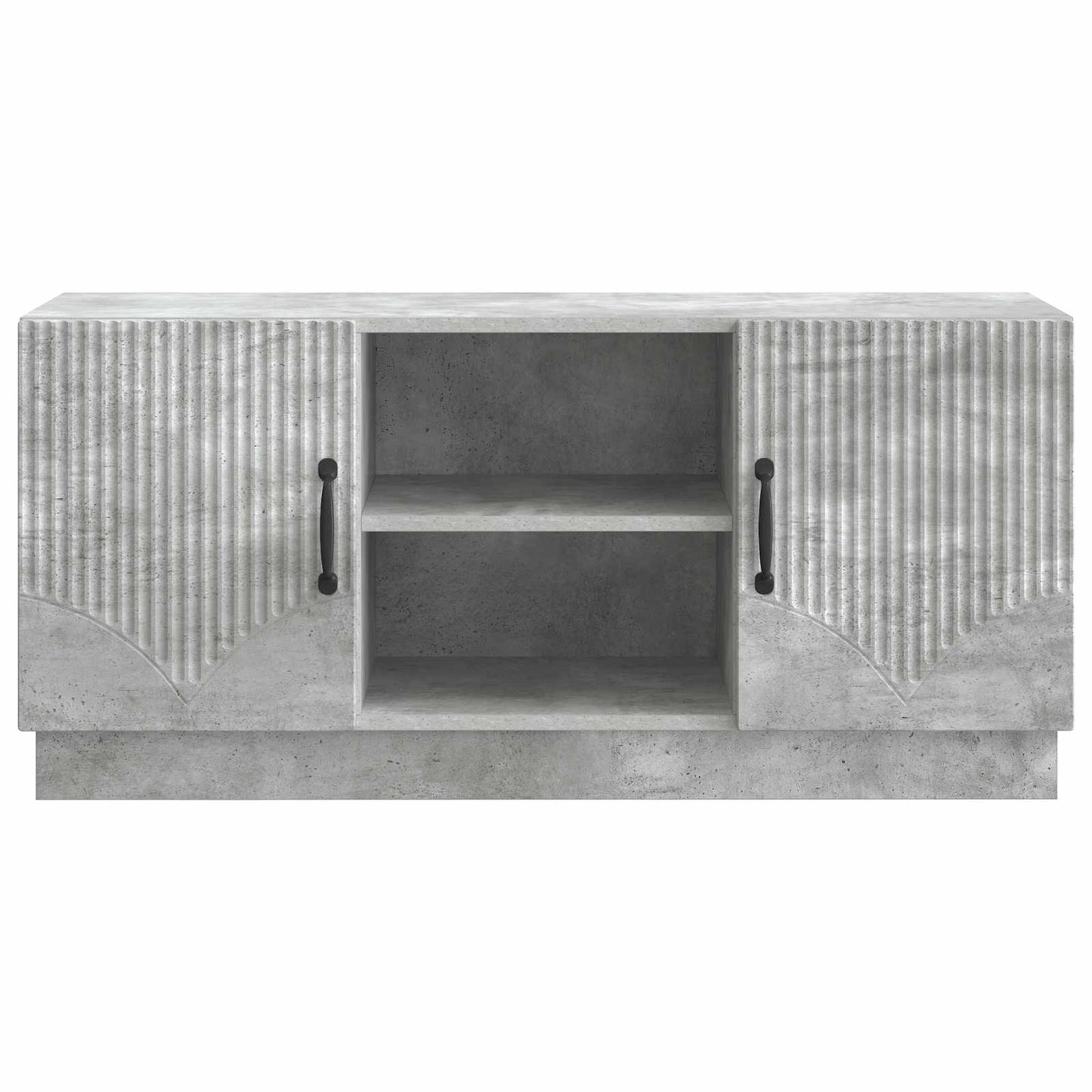 TV Cabinet Concrete Grey 102 x 34.5 x 47 cm Engineered Wood