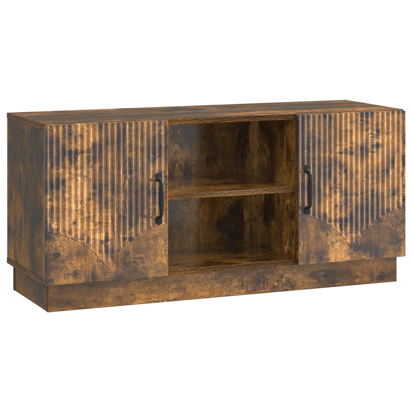 TV Cabinet Smoked Oak 102 x 34.5 x 47 cm Engineered Wood