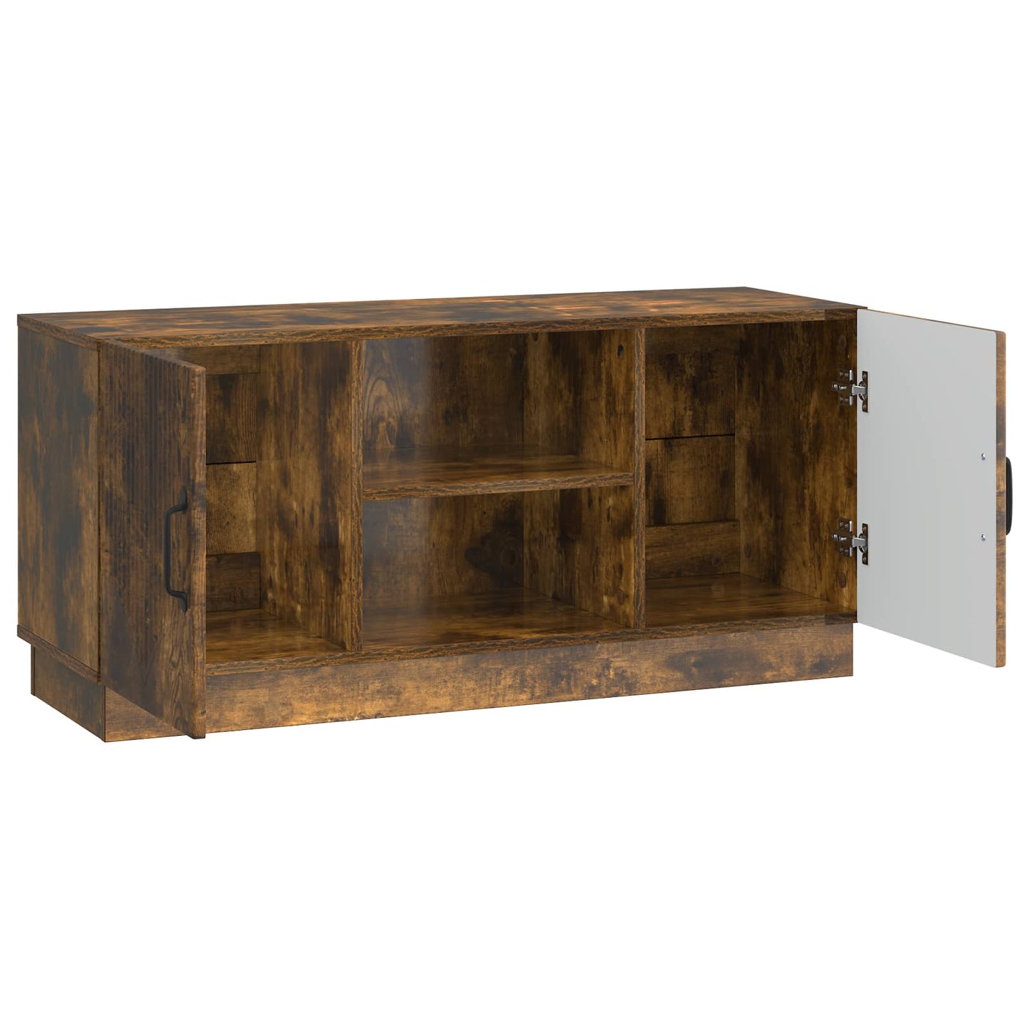TV Cabinet Smoked Oak 102 x 34.5 x 47 cm Engineered Wood