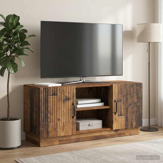 TV Cabinet 102 x 34.5 x 47 cm Old Wood Engineered Wood