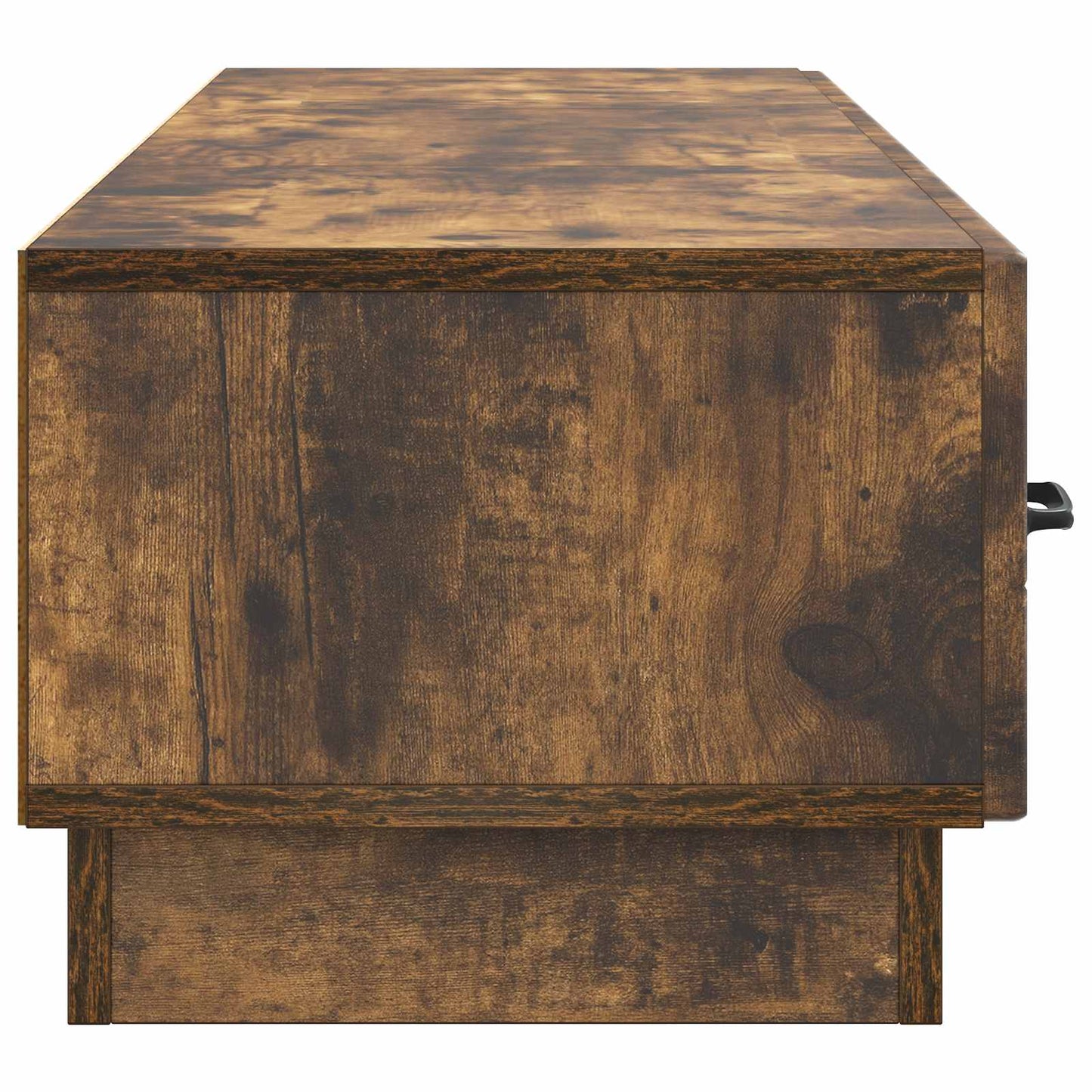 TV Cabinet Smoked Oak 147 x 34.5 x 27 cm Engineered Wood