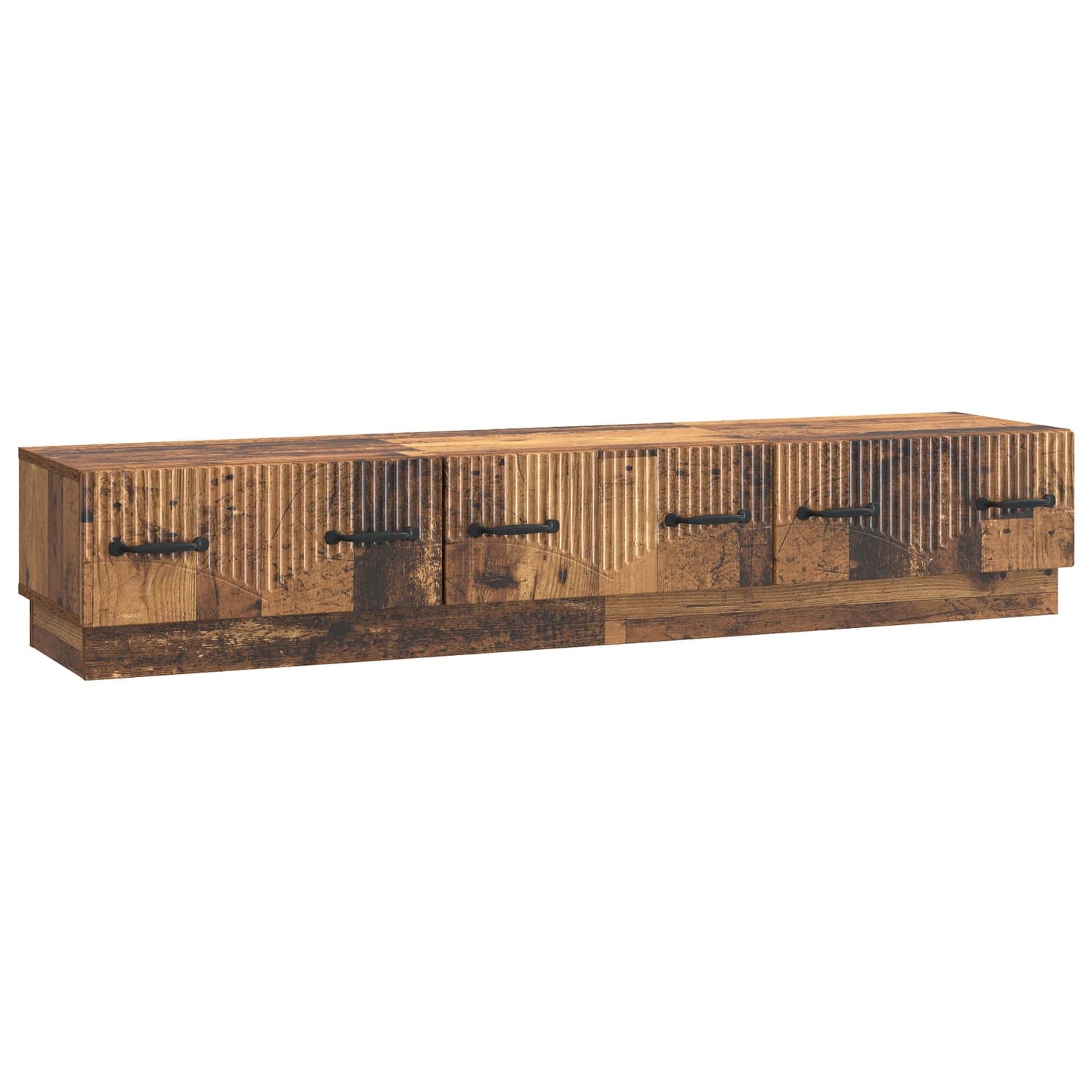 TV Cabinet Old Wood 147 x 34.5 x 27 cm Engineered Wood