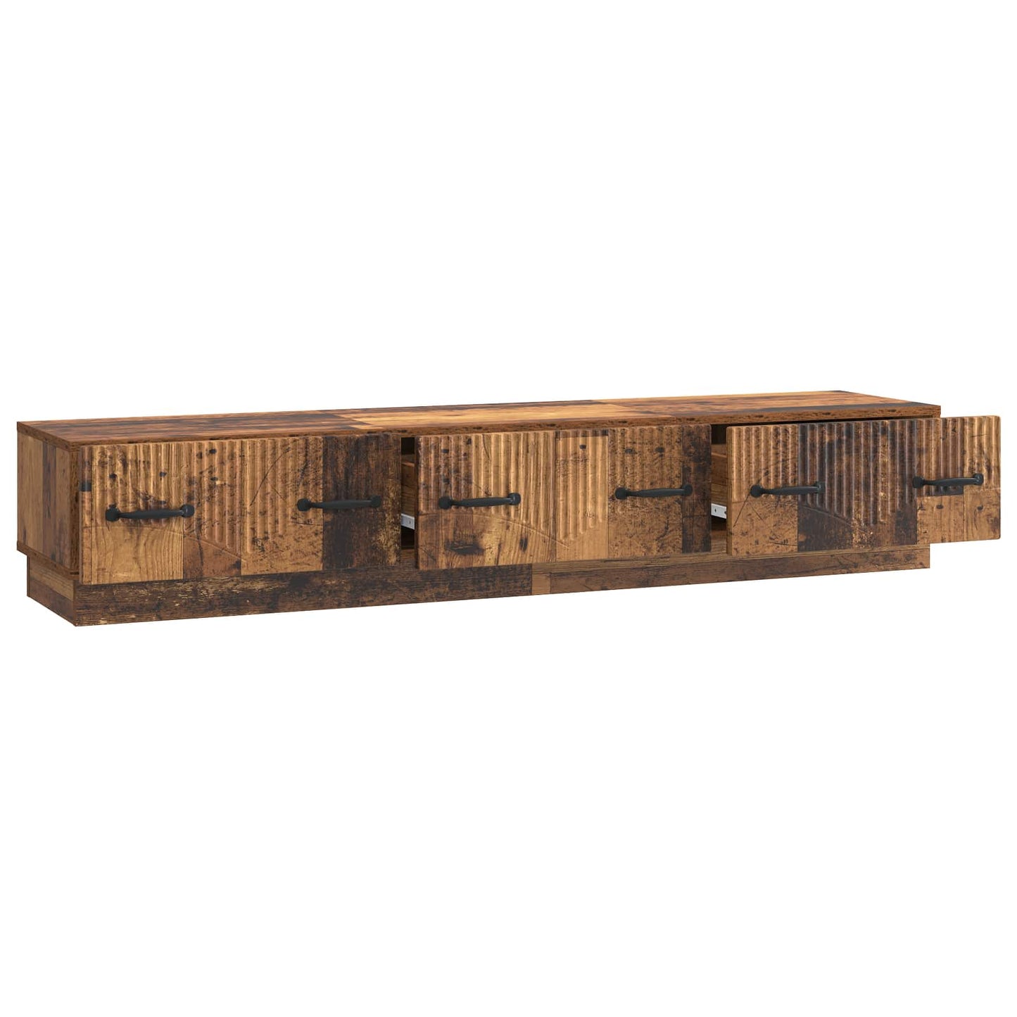 TV Cabinet Old Wood 147 x 34.5 x 27 cm Engineered Wood