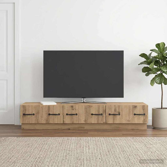 TV Cabinet 147 x 34.5 x 27 cm Artisan Oak Engineered Wood