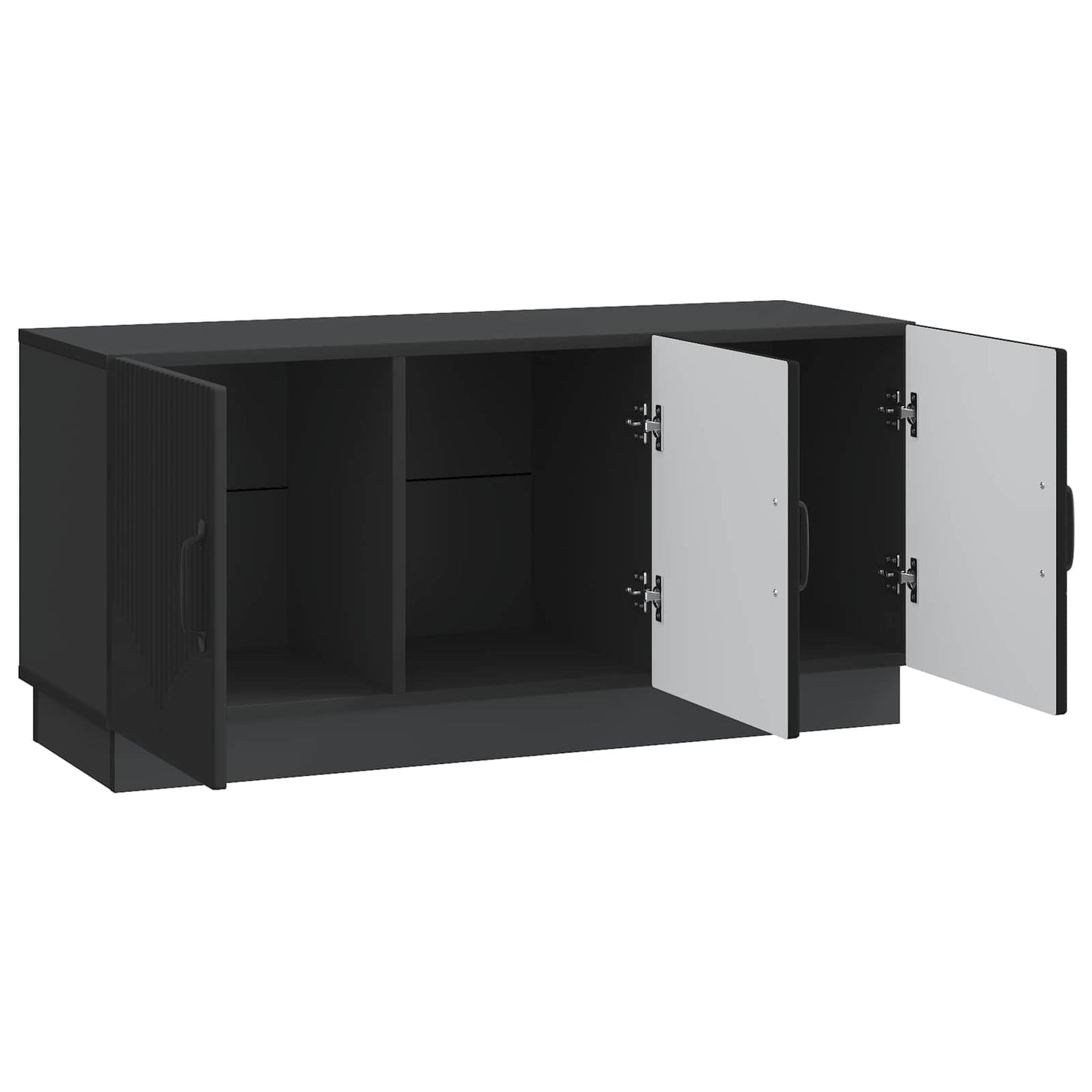TV Cabinet Black 99 x 34.5 x 47 cm Engineered Wood