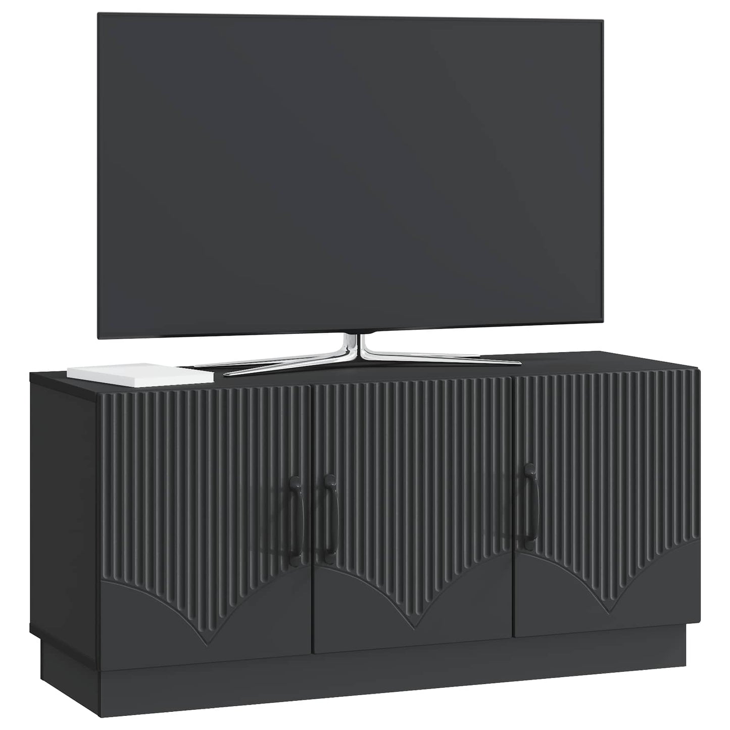 TV Cabinet Black 99 x 34.5 x 47 cm Engineered Wood